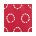 Red W/Dotted Circles