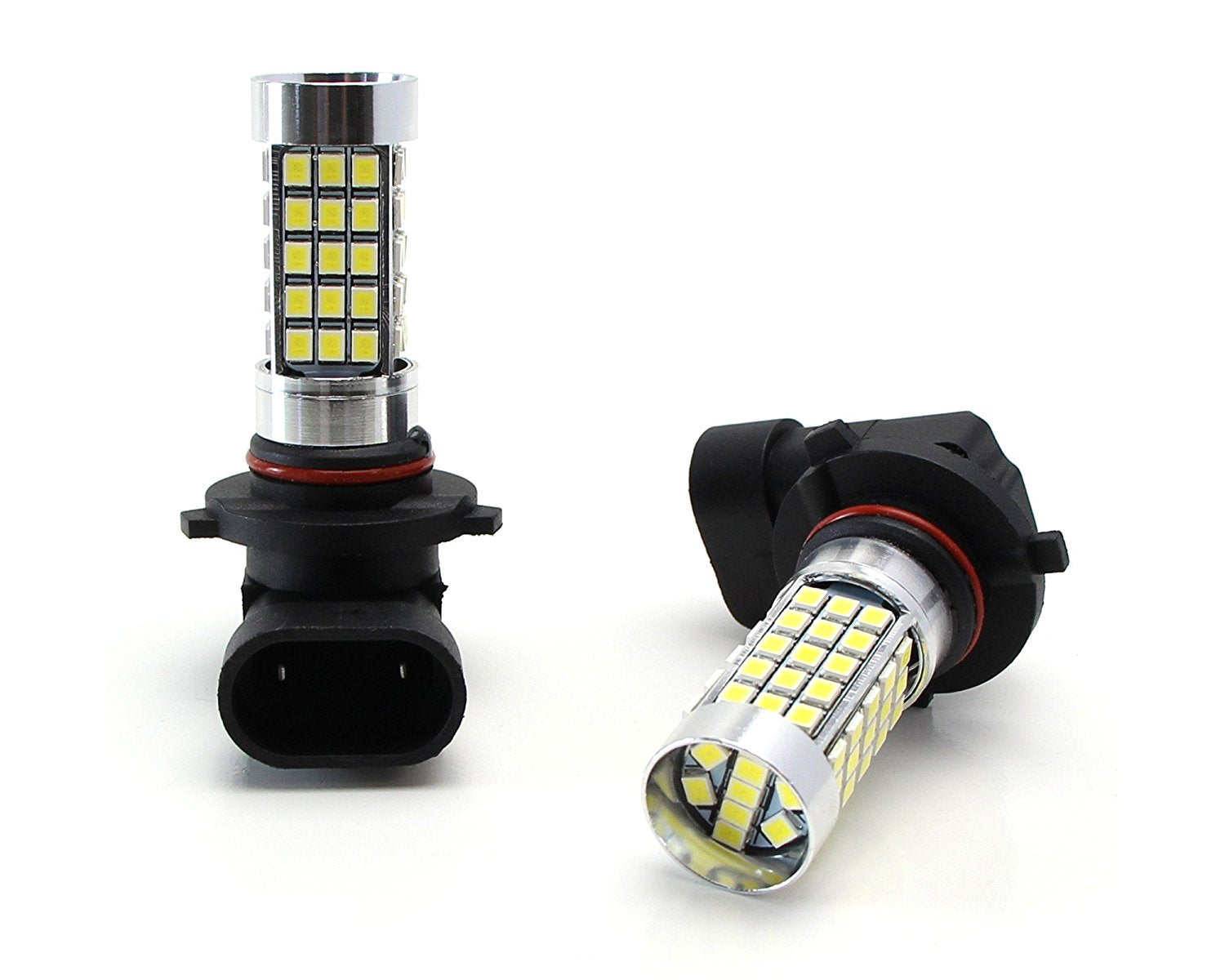 2-Pack Xenon White 9145 9140 H10 9005 69 SMD LED Bulbs - High Brightness Fog Light Replacement for Cars, Trucks, SUVs - Perfect for Night Driving and Inclement Weather Visibility