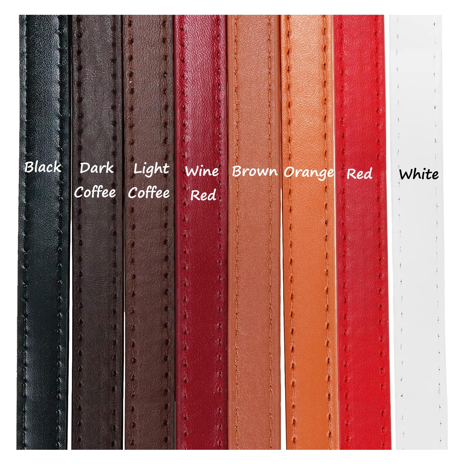 Premium PU Leather Replacement Purse Straps (2-Pack) - Adjustable 65cm to 71cm Light Coffee Handbag Straps - Durable Bag Handles for Women's Purses, Totes & Crossbody Bags - Perfect for Daily Use, Travel & Shopping