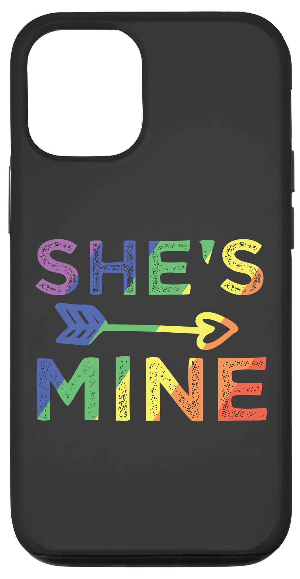 iPhone 12/12 Pro LGBT Pride Case - Matching Couple Design 