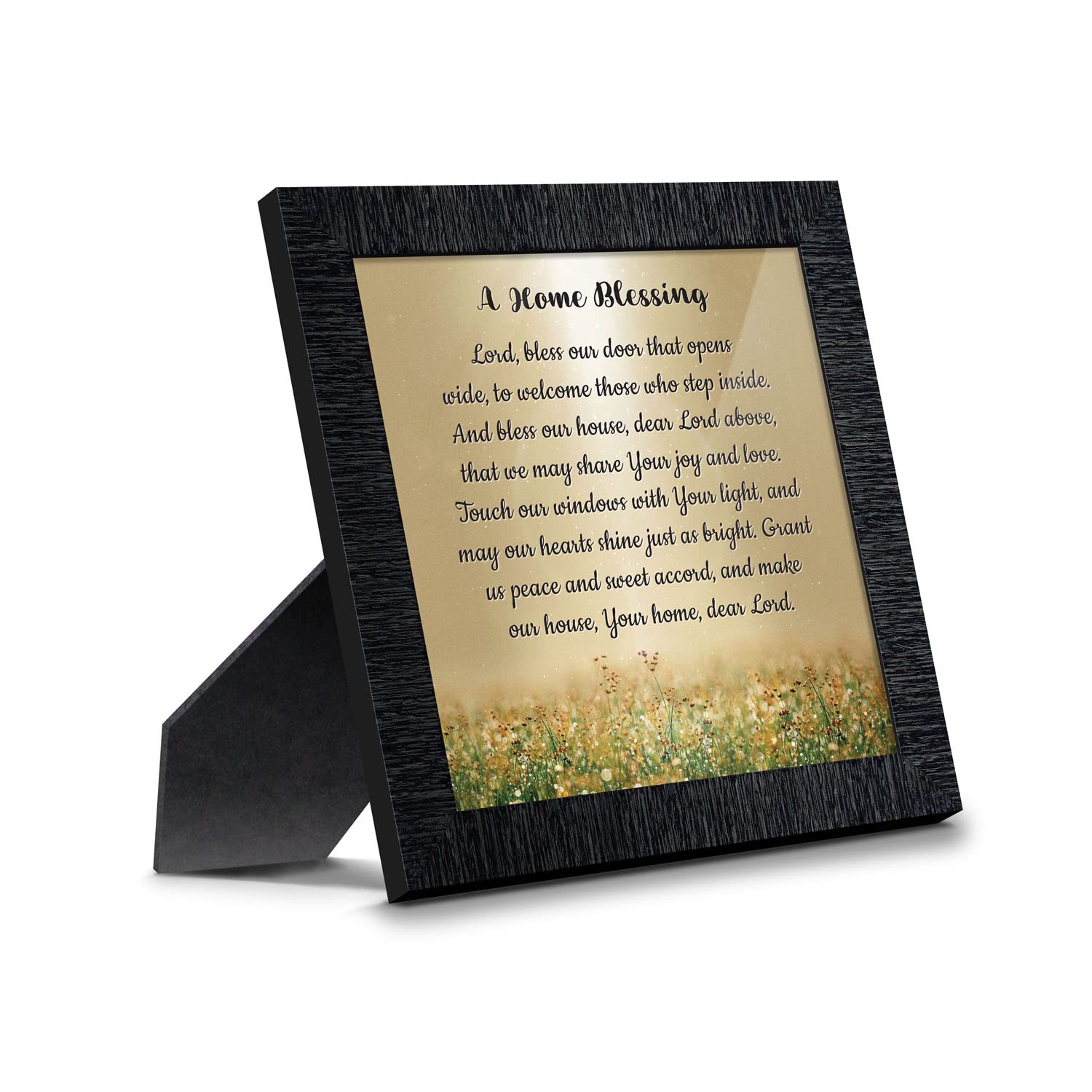 God Bless This Home Sign - Rustic Wooden Wall Decor for House Blessing - Perfect for Farmhouse, Living Room & Entryway - Inspirational Christian Home Decor Gift