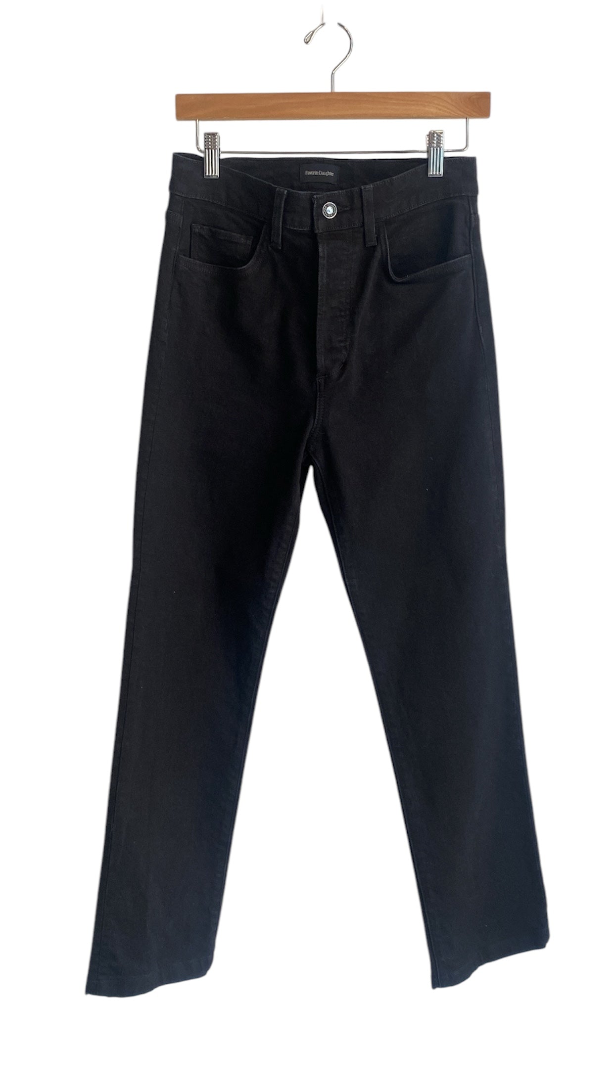Favourite Daughter High Waist Buttonfly Jeans for Women - Trendy Stretch Denim Pants for Casual Wear & Everyday Outfits