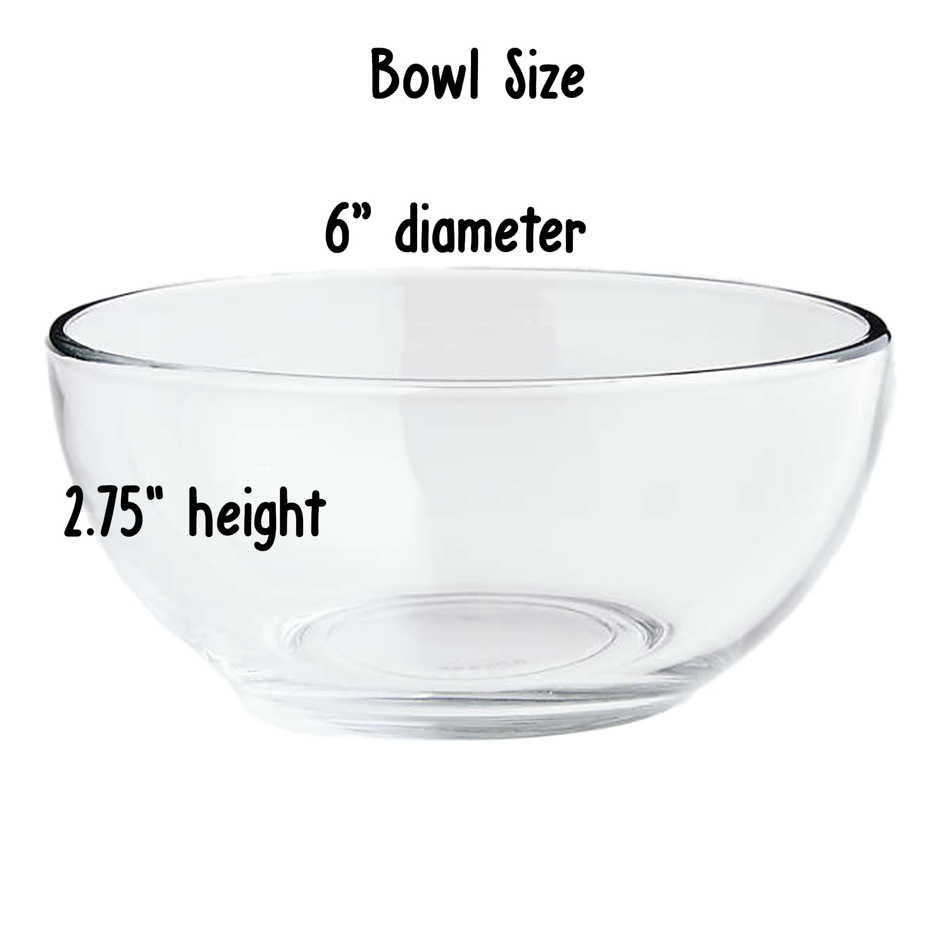 Personalized Glass Ice Cream Bowl - Custom Gift for Grandpa, Grandma, Mom, Dad, Papa or Pappy - Perfect for Cereal, Candy & Snacks - Ideal for Family Gatherings & Special Occasions