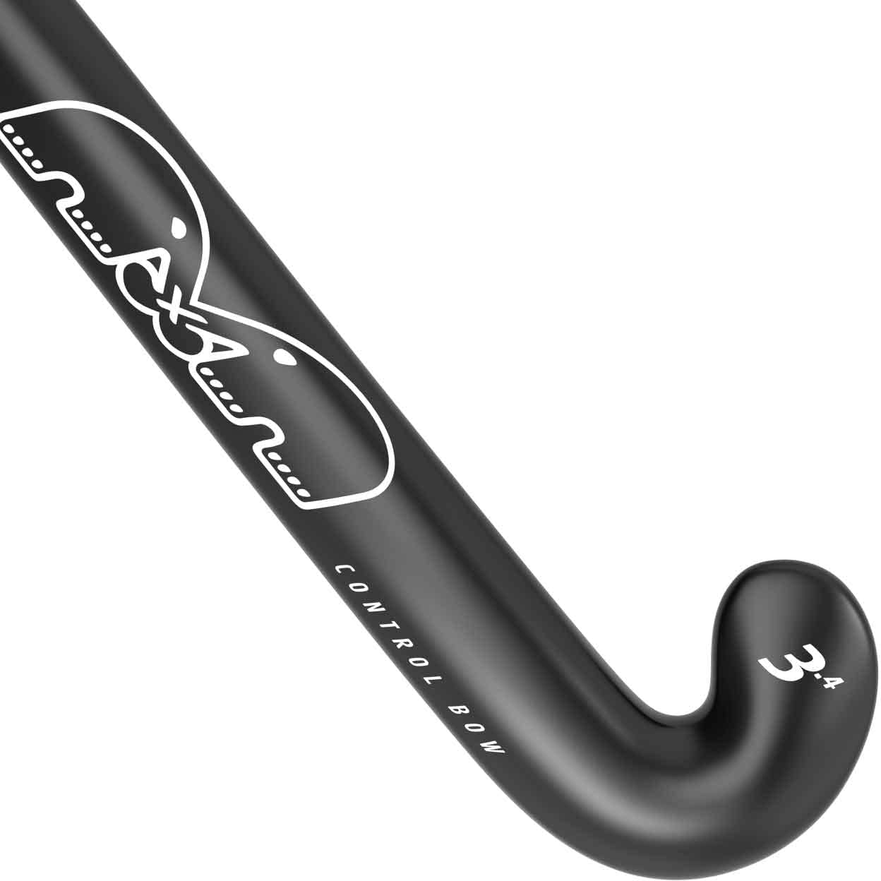 TK 2023 Edition 3.4 Control Bow Field Hockey Stick - Lightweight Carbon Fiber Stick for Midfielders & Attackers - Perfect for Competitive Play & Training Sessions