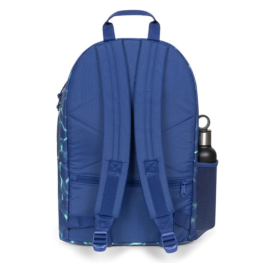 Eastpak Padded Double Backpack - Durable School & Travel Backpack with Laptop Compartment - Perfect for Students, Commuters & Outdoor Adventures (Liquid Navy)
