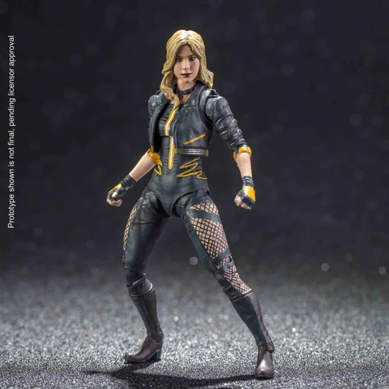 1/18 HIYA 4inch Action Figure - Exquisite Mini Series INJUSTICE 2 Black Canary Collectible Model | Perfect for DC Fans, Display & Action Figure Collections | Superhero Decor for Home, Office & Gaming Setup