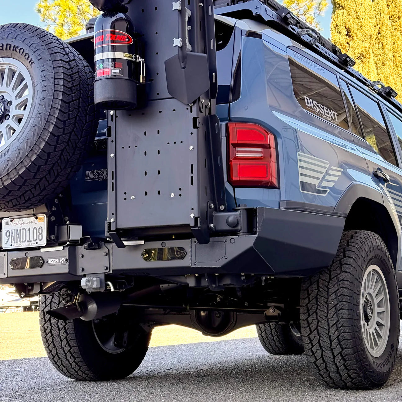 Dissent Off Road Modular Rear Bumper for 2024+ Toyota Land Cruiser 250 - Heavy Duty Off-Road Protection for Adventure & Overlanding