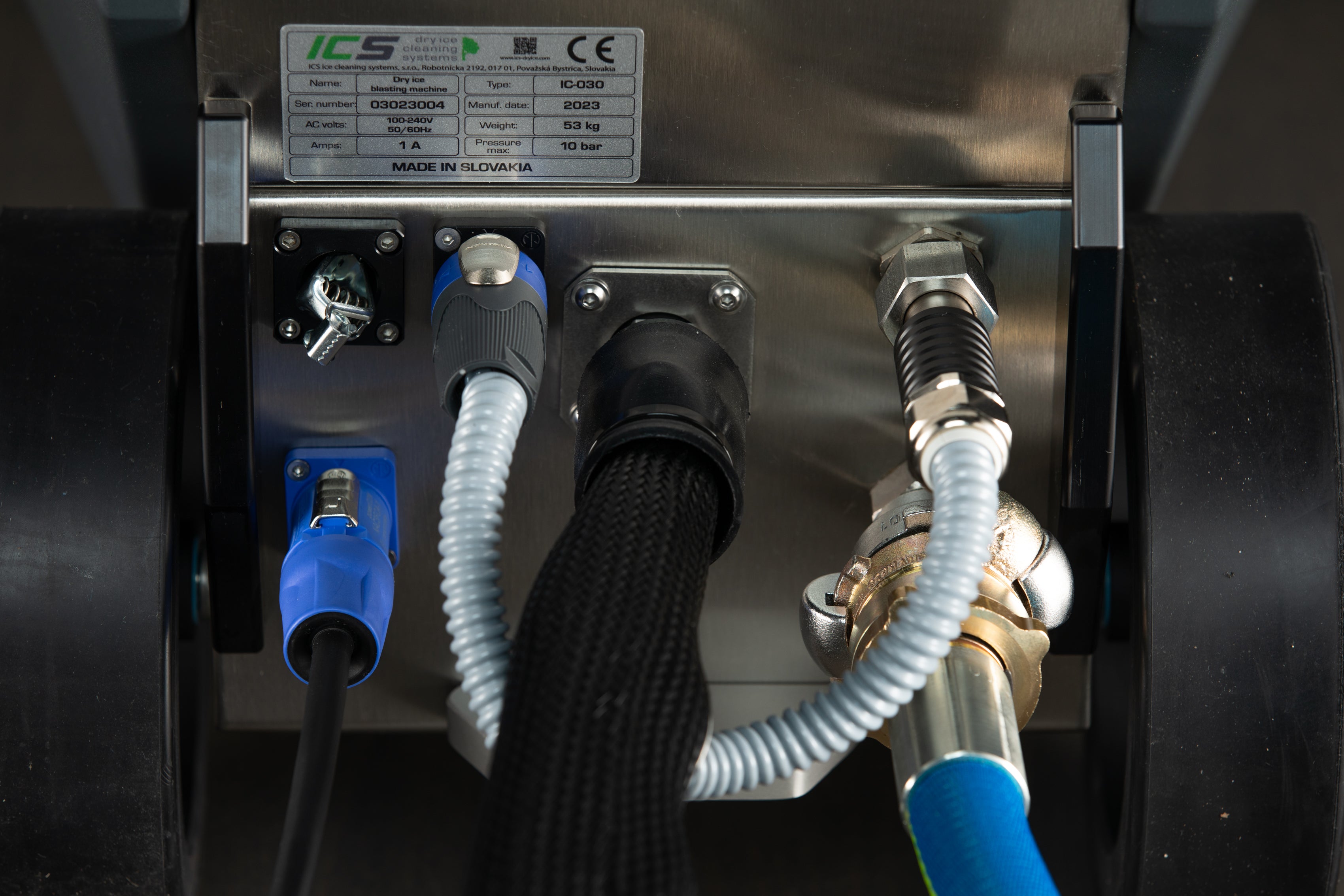 ICS IC 030 Evo II Dry Ice Blasting Machine - Professional Industrial Cleaning Equipment for Automotive, Food Processing & Mold Removal
