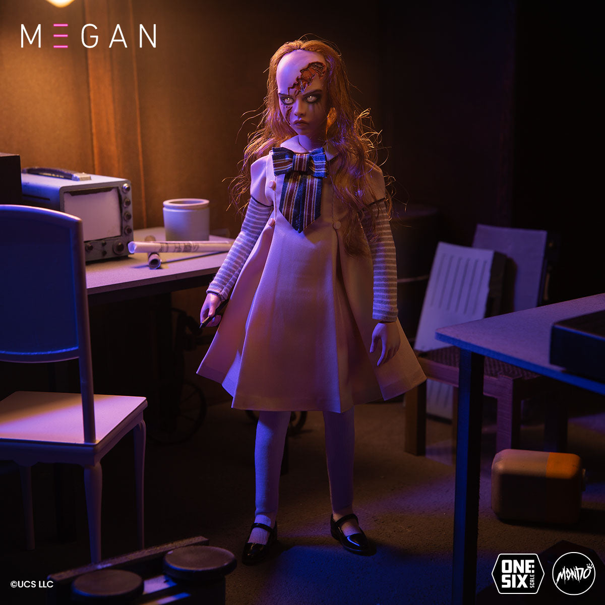 M3gan 1/6 Scale Collectible Action Figure - Highly Detailed Movie Replica for Display & Collection - Perfect for Horror Fans & Pop Culture Enthusiasts