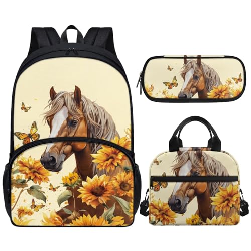 Horse and Sunflower