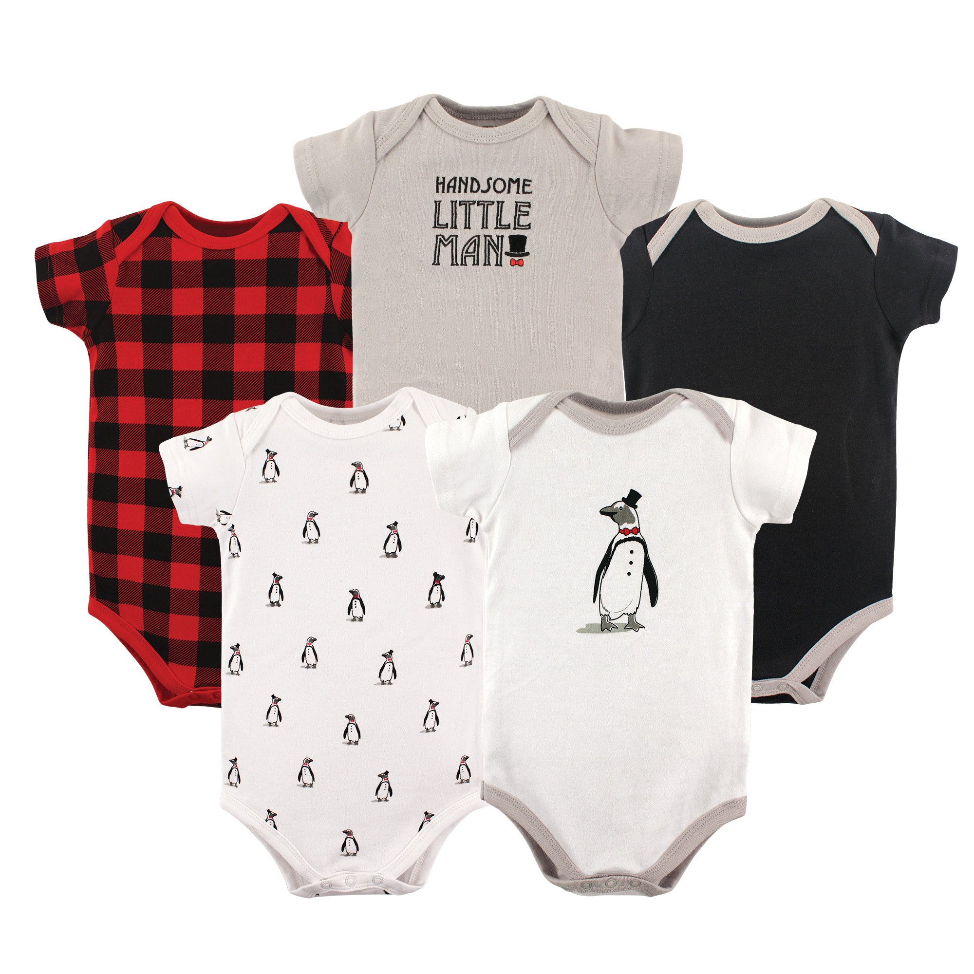 Hudson Baby Unisex Cotton Bodysuits for Newborns & Infants - Soft & Comfortable Baby Onesies for Everyday Wear, Playtime & Gifting