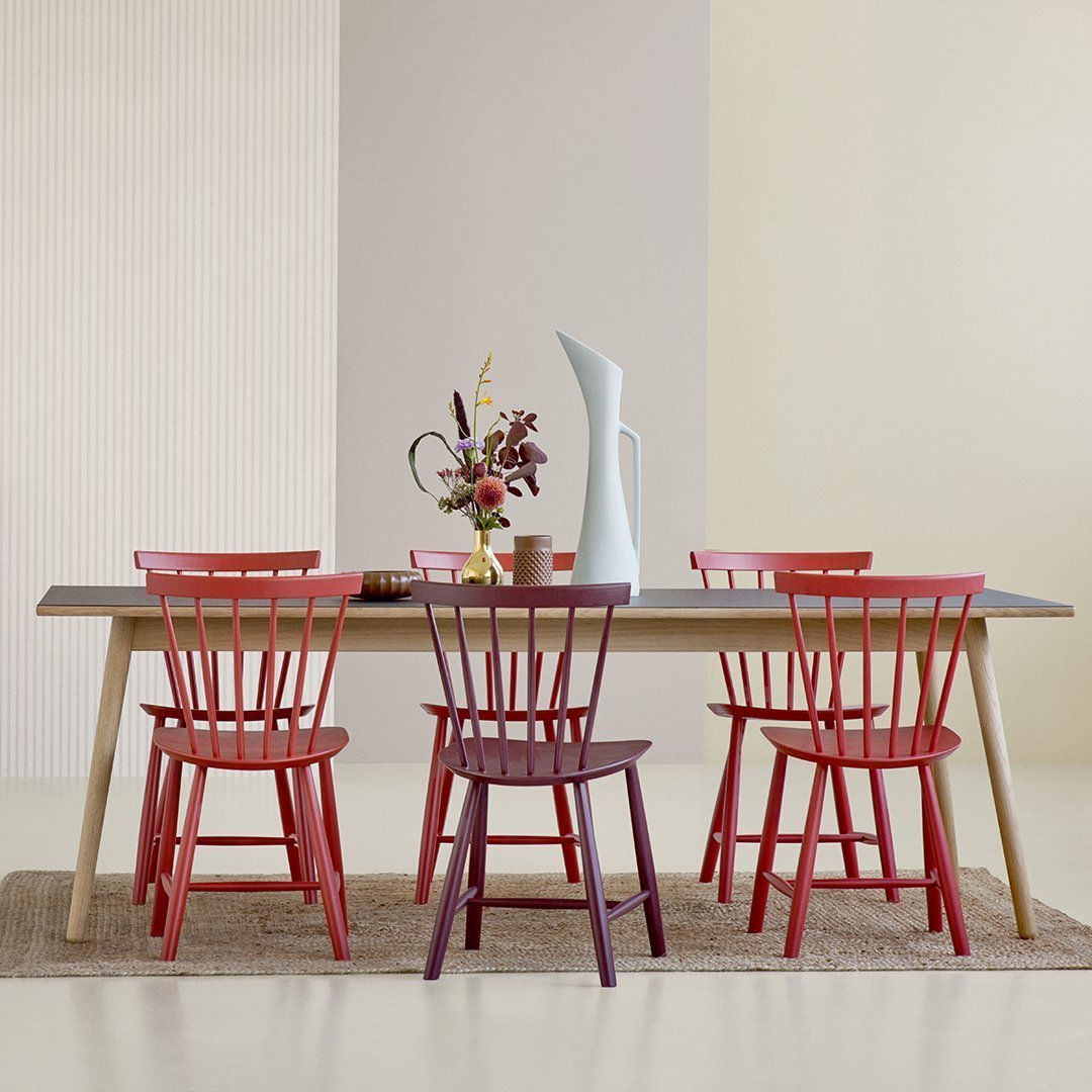Modern C35B Dining Table - 6 Seater Wooden Kitchen Table for Family Meals & Entertaining - Perfect for Dining Rooms & Small Spaces