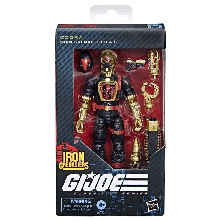 G.I. Joe Classified Series Cobra Iron Grenadier B.A.T. Action Figure - Collectible Military Toy for Display & Play | Perfect for G.I. Joe Fans, Collectors & Kids Battles