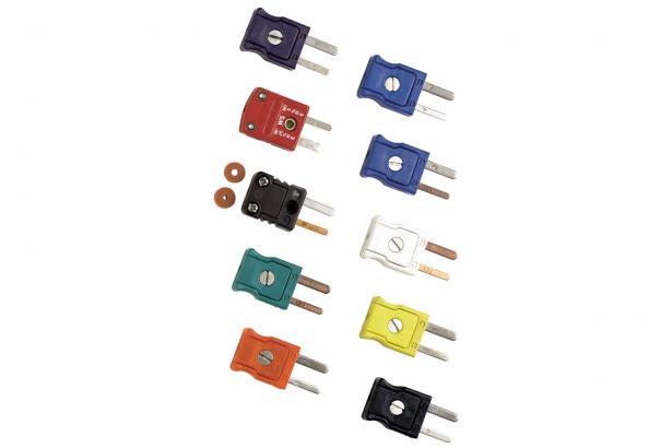 Fluke 700TC1 Mini Plug Kit - 10 Types of Thermocouple Connectors for HVAC, Industrial & Laboratory Use | Item No. 620119 | Perfect for Temperature Measurement & Control Systems