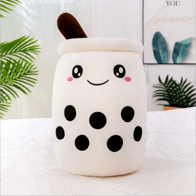 Boba Buddies Bubble Tea Plush Toy - Cute Kawaii Boba Drink Stuffed Animal for Kids & Adults - Perfect for Anime Lovers, Room Decor, and Bubble Tea Enthusiasts