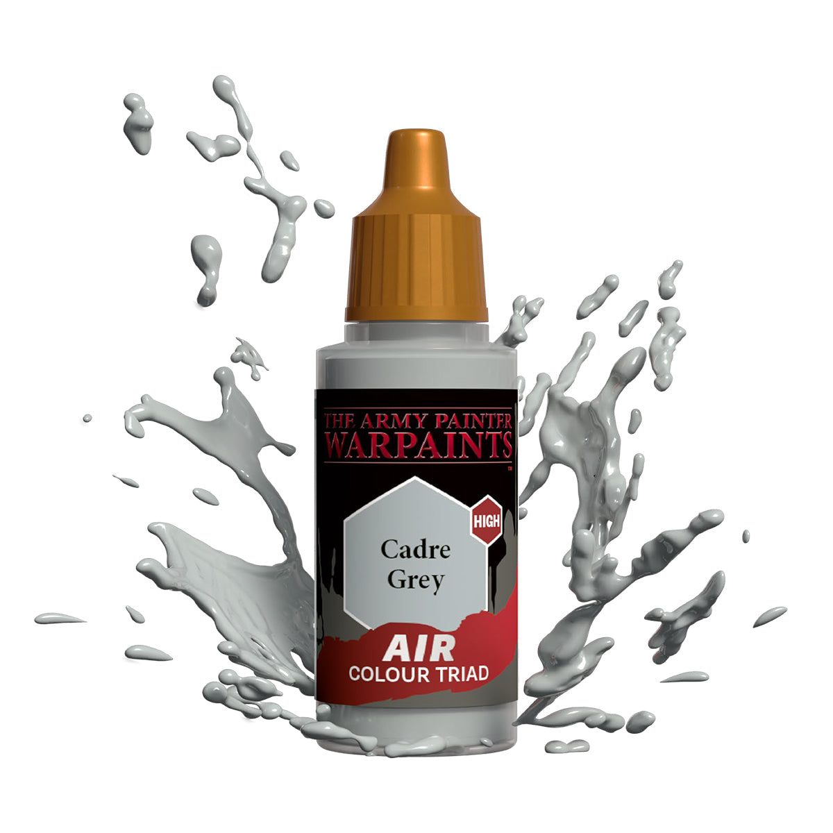 Warpaints Air: Cadre Grey - Premium Matte Finish Acrylic Paint for Miniatures & Models - Perfect for Warhammer, D&D, and Tabletop Gaming