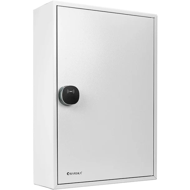 Barska CB13716 200 Position Key Storage Cabinet with RFID Lock - Secure Key Organizer for Home, Office & Commercial Use (Grey)