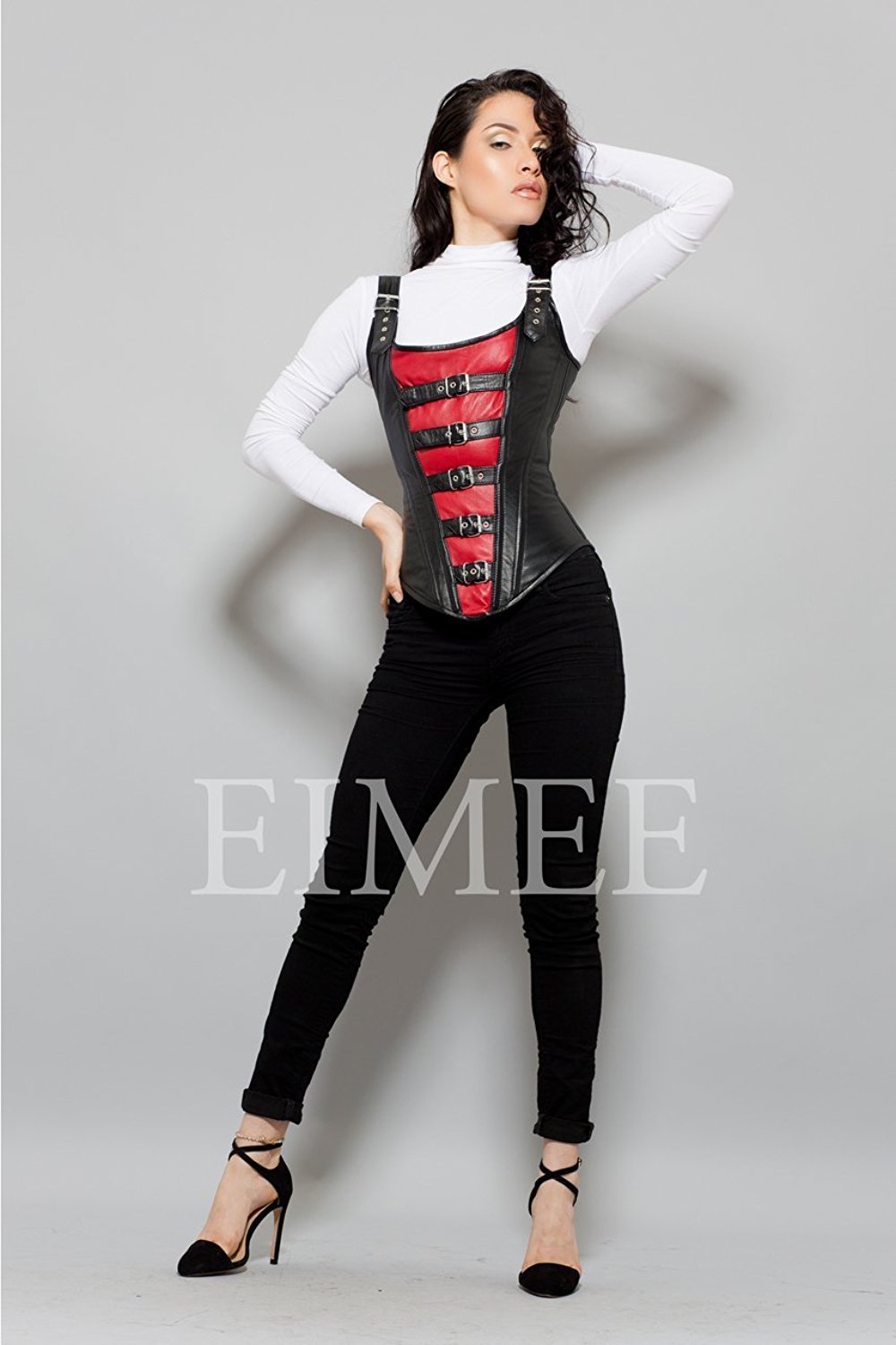 Handmade Leather Corset Waist Trainer for Women - Colombian Fajas Shapewear - Plus Size Corset for Hourglass Figure | Waist Training, Body Shaping & Special Occasion Wear