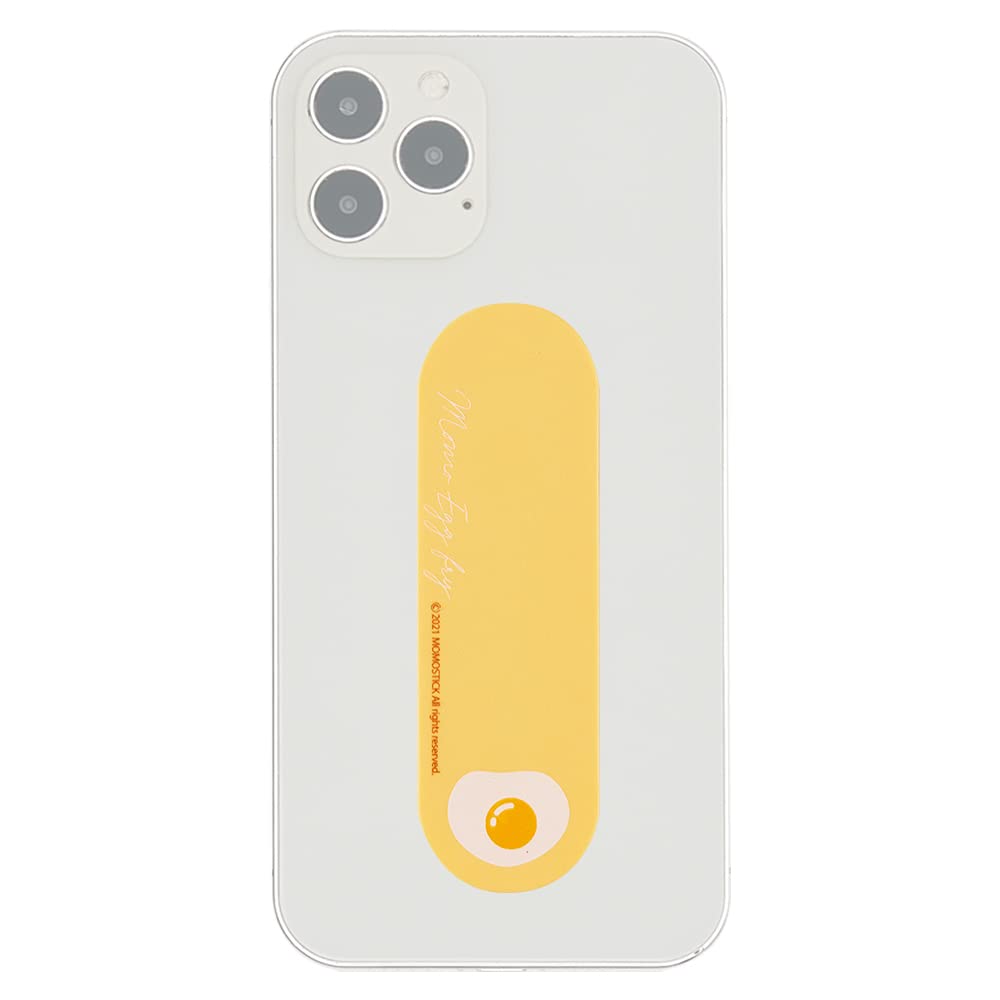 Momostick Flatstick - Slim Finger Loop Phone Grip & Stand Holder for iPhone, Samsung, Most Smartphones - Perfect for Selfies, Gaming, and Hands-Free Use