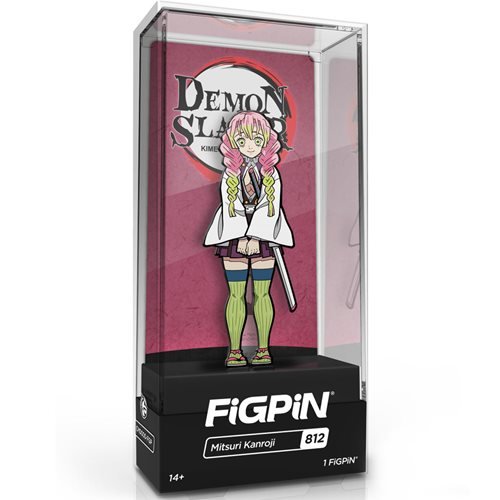 Demon Slayer Enamel Pin - Mitsuri Kanroji Figpin Collectible [812] - Perfect for Anime Fans, Cosplay, and Gift Giving