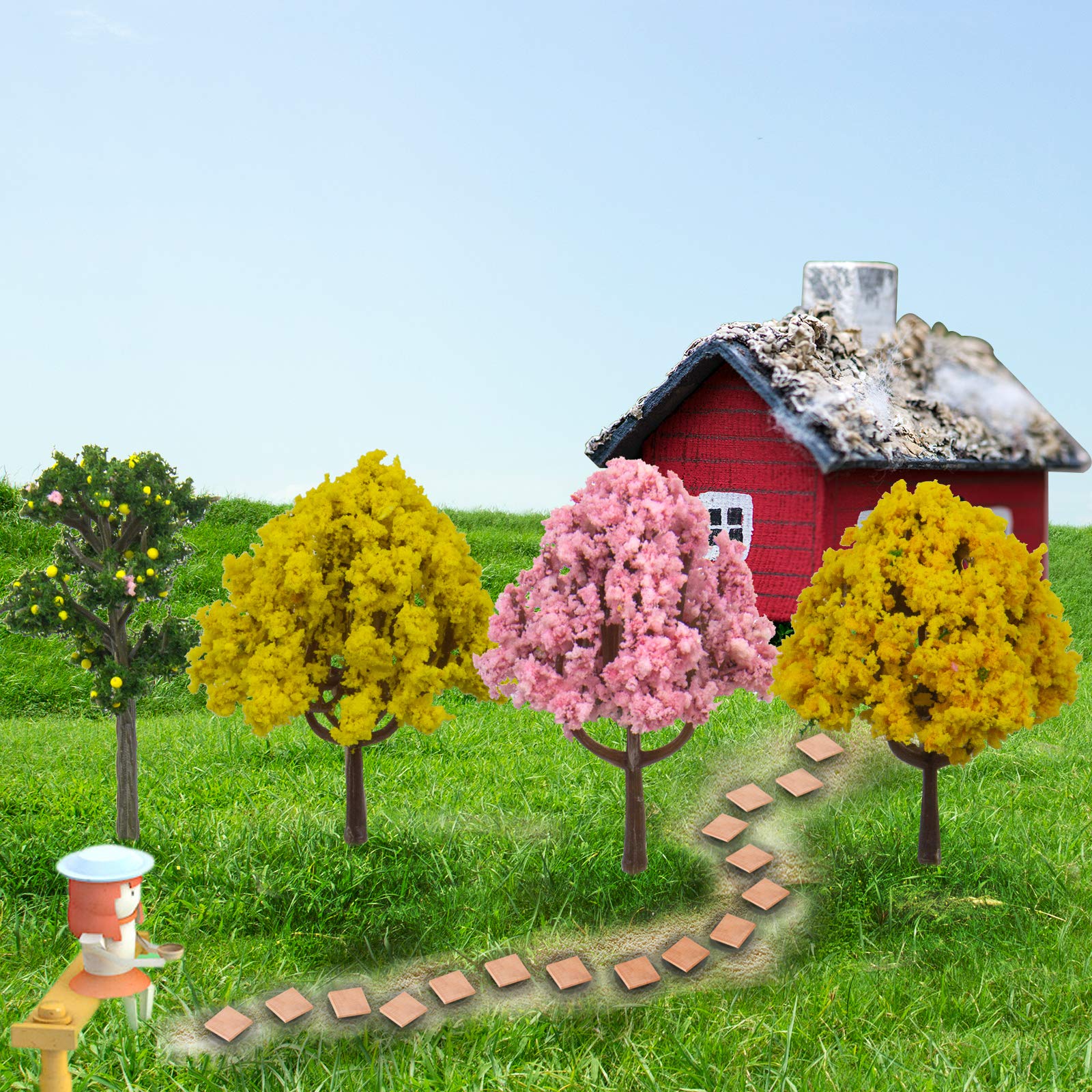 Miniature Fairy Garden Decorations - Handcrafted Garden Sculptures & Statues for Outdoor Yard, Patio & Zen Gardens - Perfect for DIY Fairy Gardens, Home Decor & Landscaping