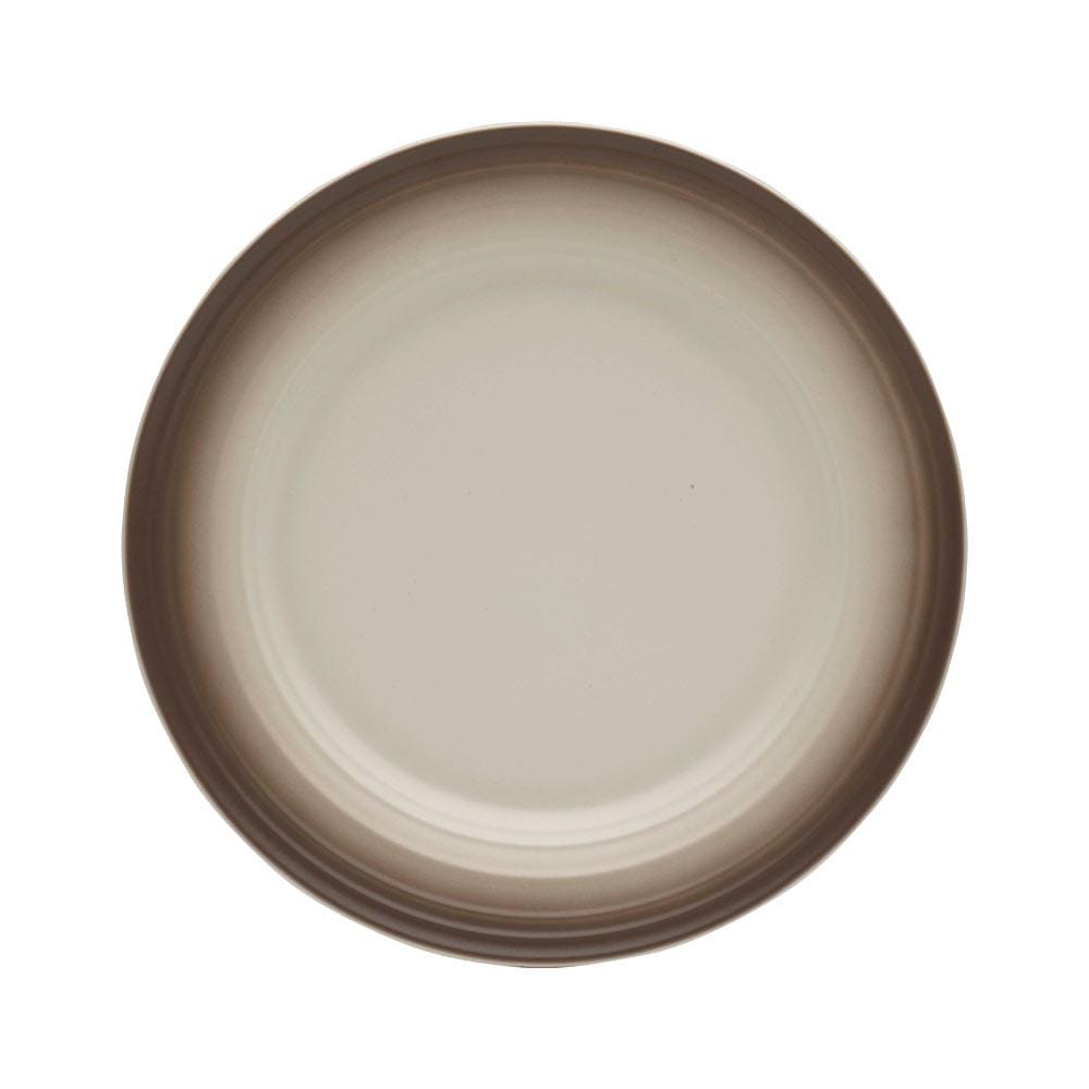 Swirl Ombre Mocha 16-Piece Dinnerware Set - Service for 4 People - Elegant Tableware for Family Dinners, Parties & Home Decor