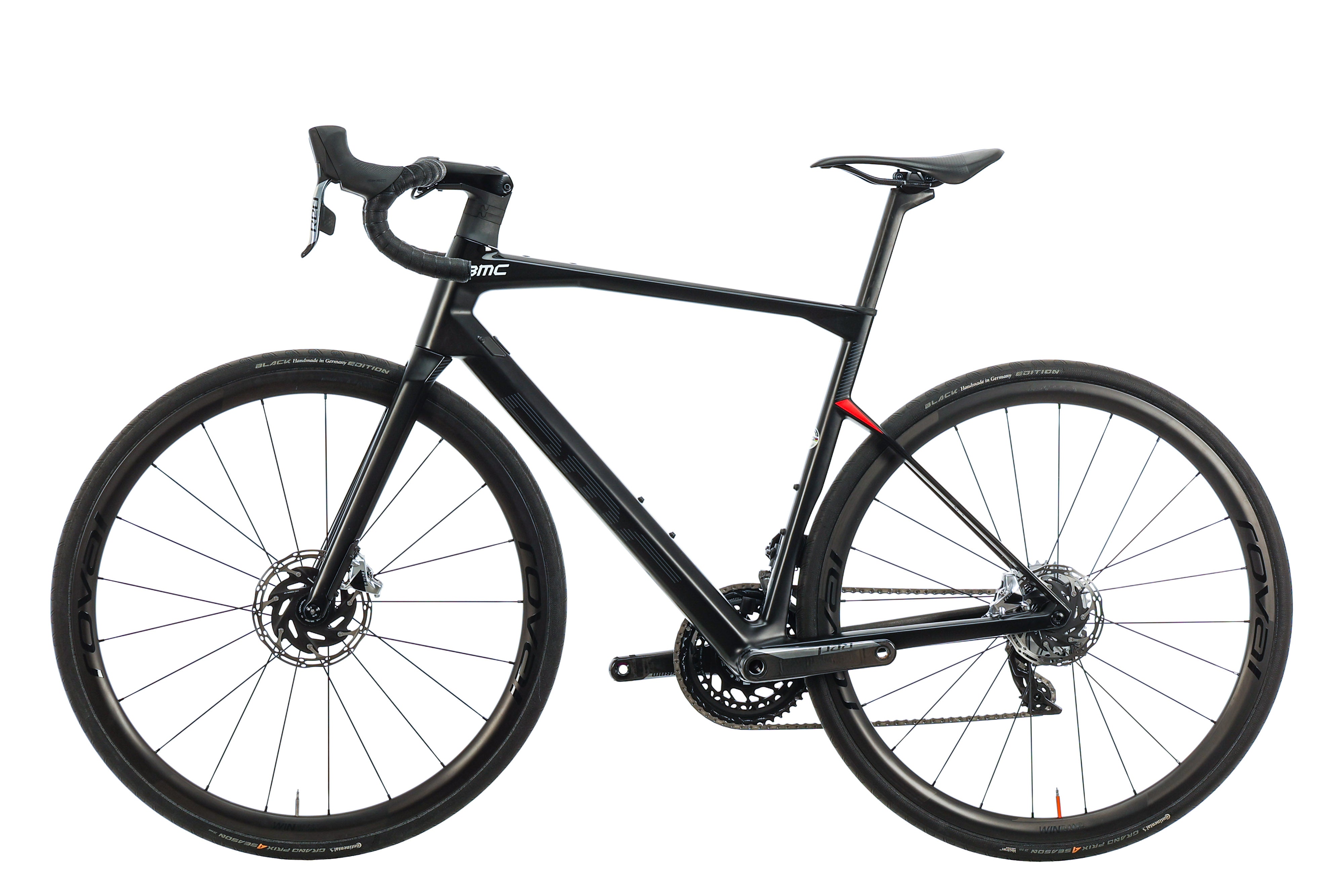 BMC Roadmachine 01 FOUR Road Bike 2021 - 54cm Carbon Frame, Shimano Ultegra Groupset | Perfect for Road Racing, Endurance Cycling & Long-Distance Training
