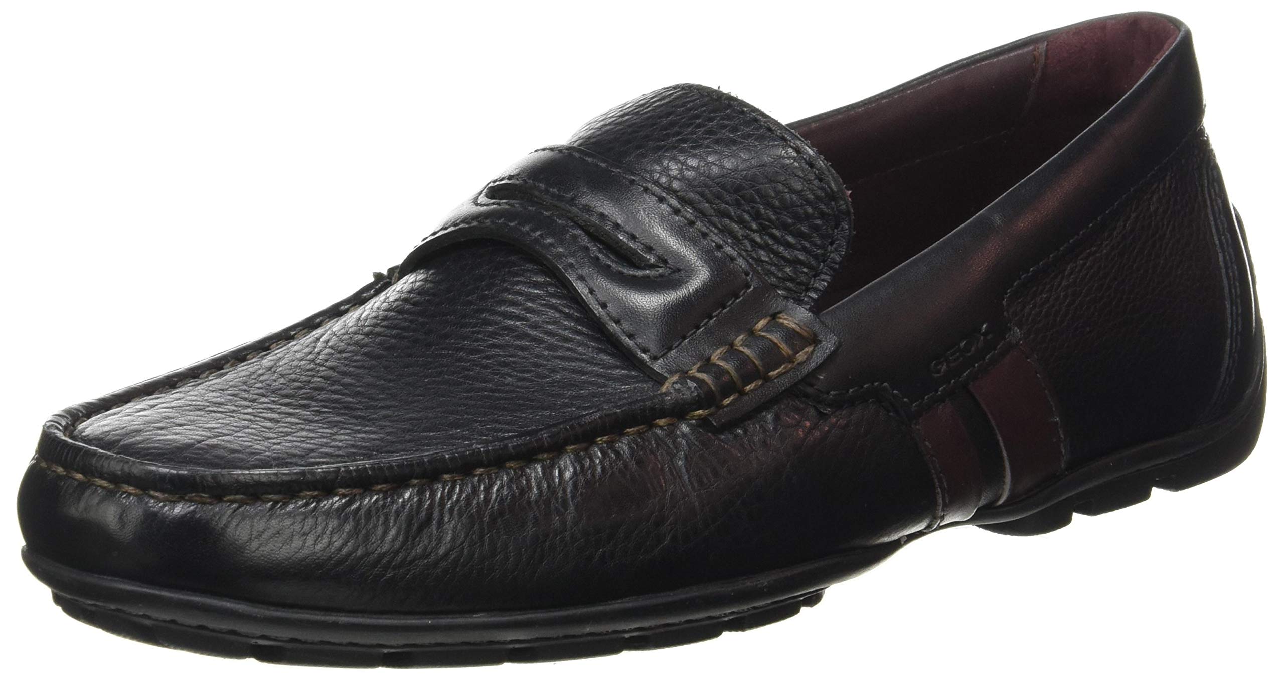 Geox Men's Moccasin Shoes - Comfortable & Stylish Leather Loafers for Casual Wear | Perfect for Office, Travel & Everyday Use