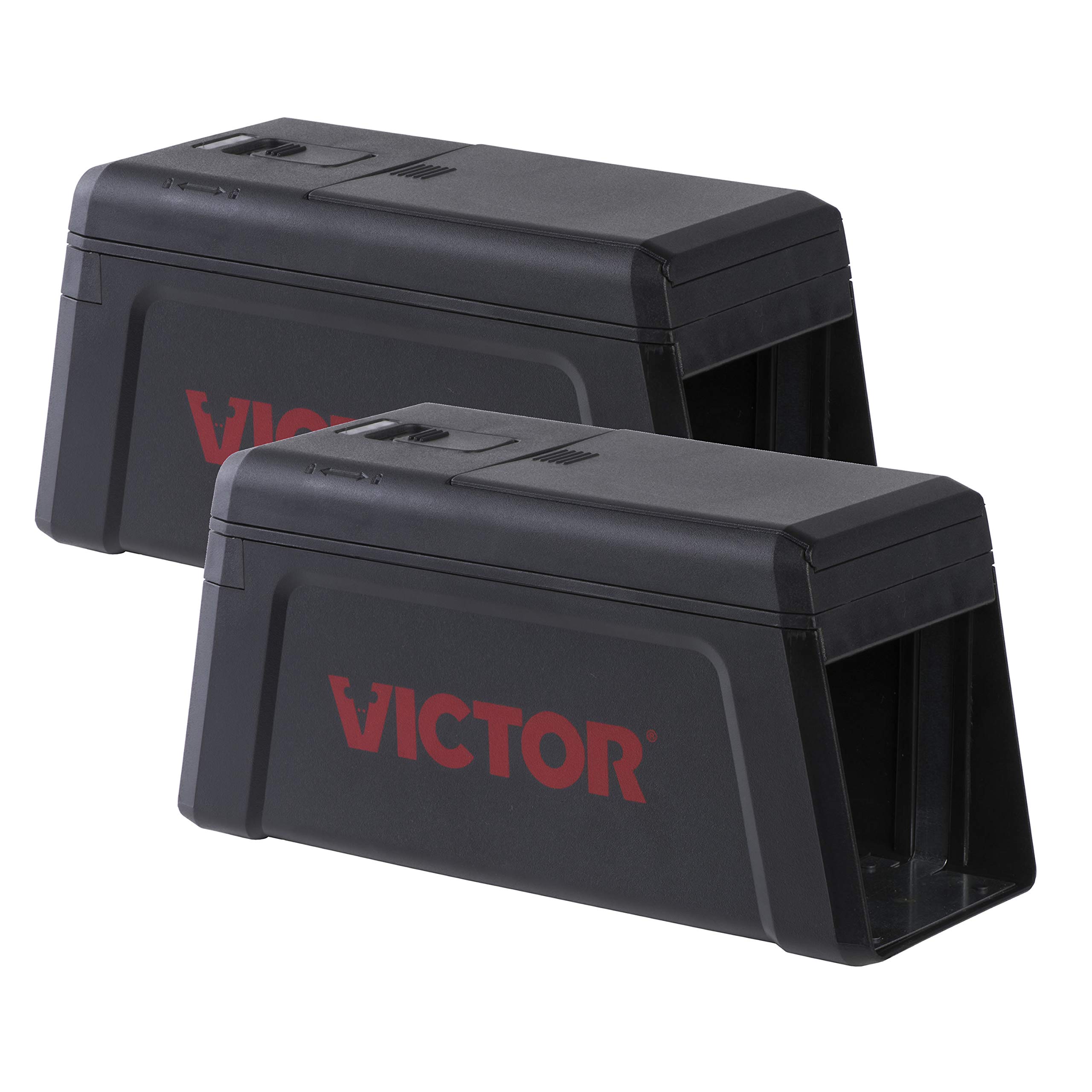 Victor M241 Indoor Electronic Humane Rat and Mouse Trap - No Touch, No See Electric Rodent Killer - 2 Pack for Home, Kitchen, Garage & Basement Pest Control