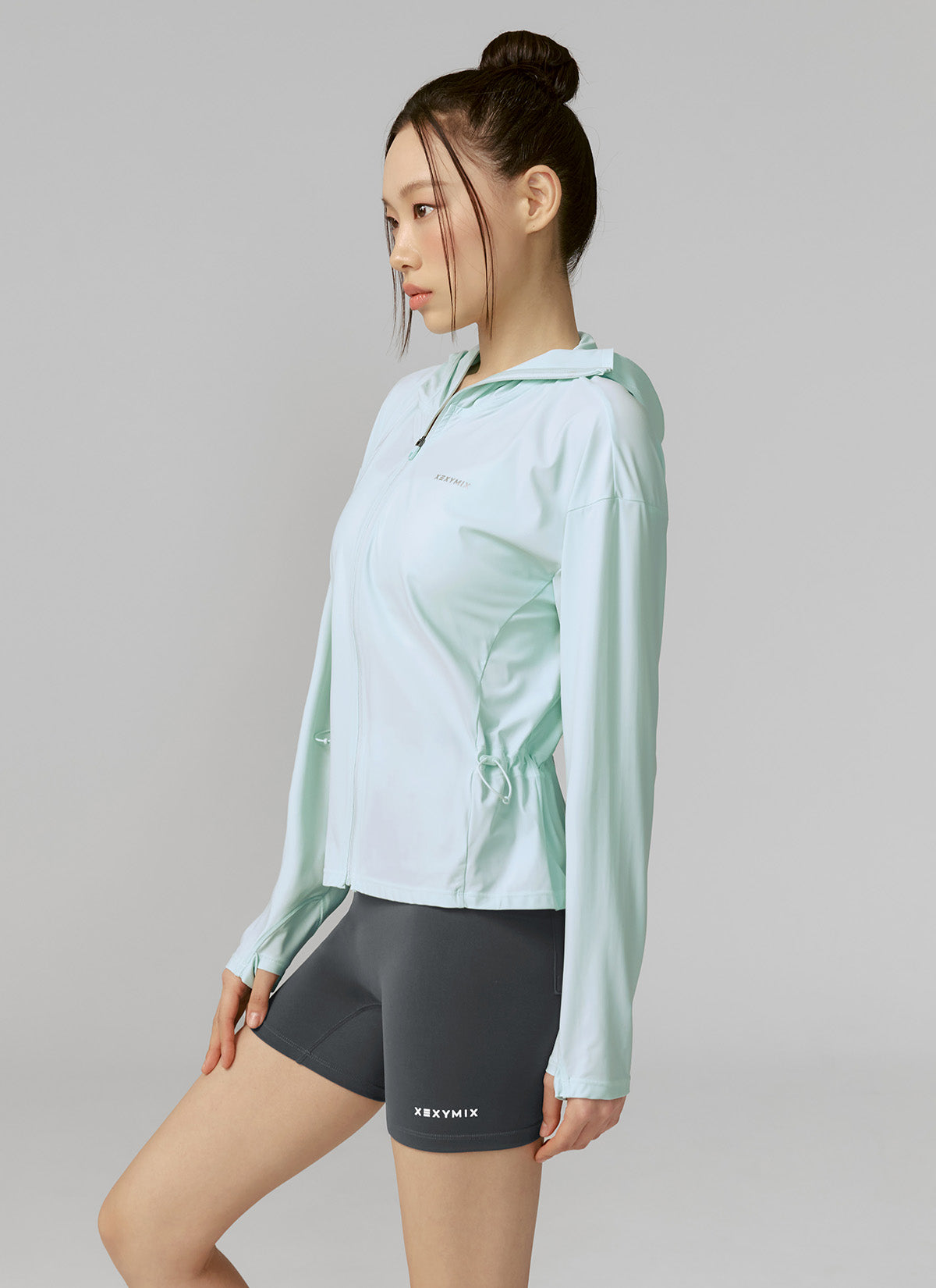 Lightweight Cooling String Hoodie Jacket for Men & Women - Breathable Summer Outdoor Wear for Running, Yoga, and Casual Street Style