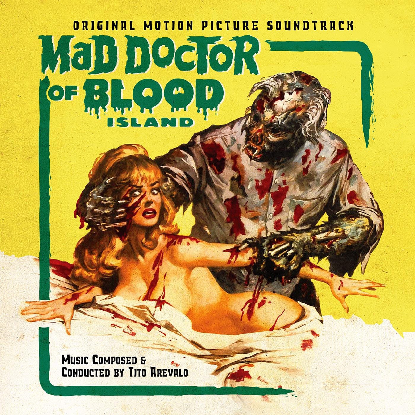 Mad Doctor of Blood Island Original Motion Picture Soundtrack LP Vinyl Record - Classic Horror Movie Music for Collectors & Film Enthusiasts