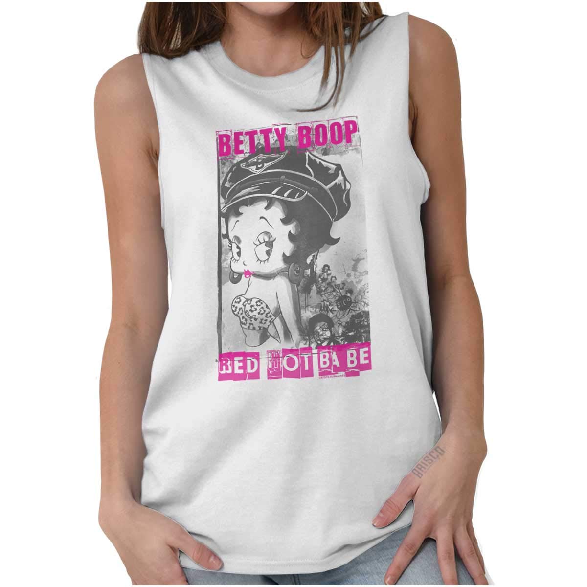 Betty Boop Vintage Sex Symbol Women's Sleeveless T-Shirt - Cute Graphic Tee for Casual Wear, Summer Outfits & Pop Culture Fans