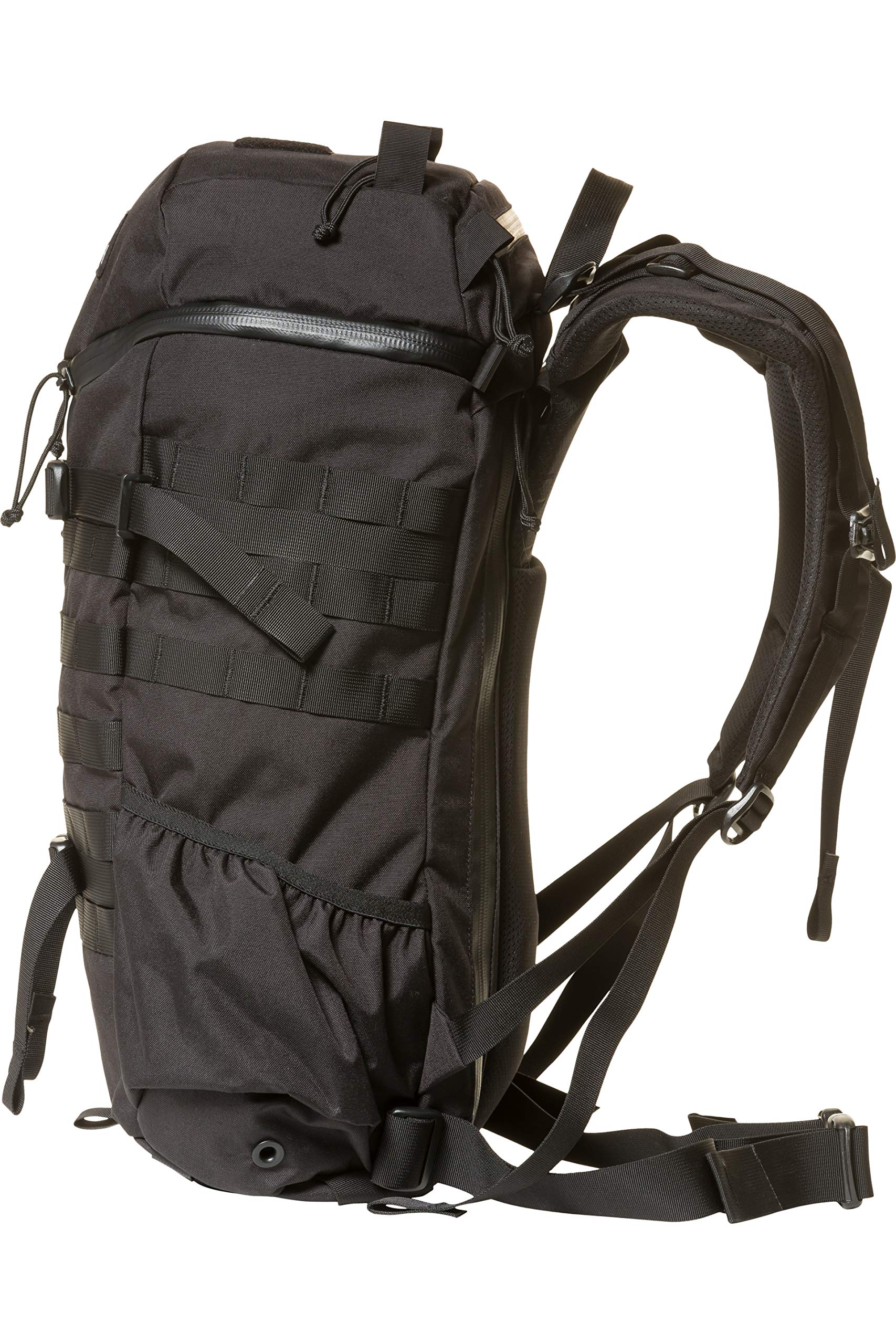 Mystery Ranch 2 Day Assault Pack - Tactical Military Backpack with MOLLE Webbing for Hiking, Camping & Outdoor Adventures (Black, Small/Medium) - Perfect for Day Trips, Travel & Tactical Gear Organization