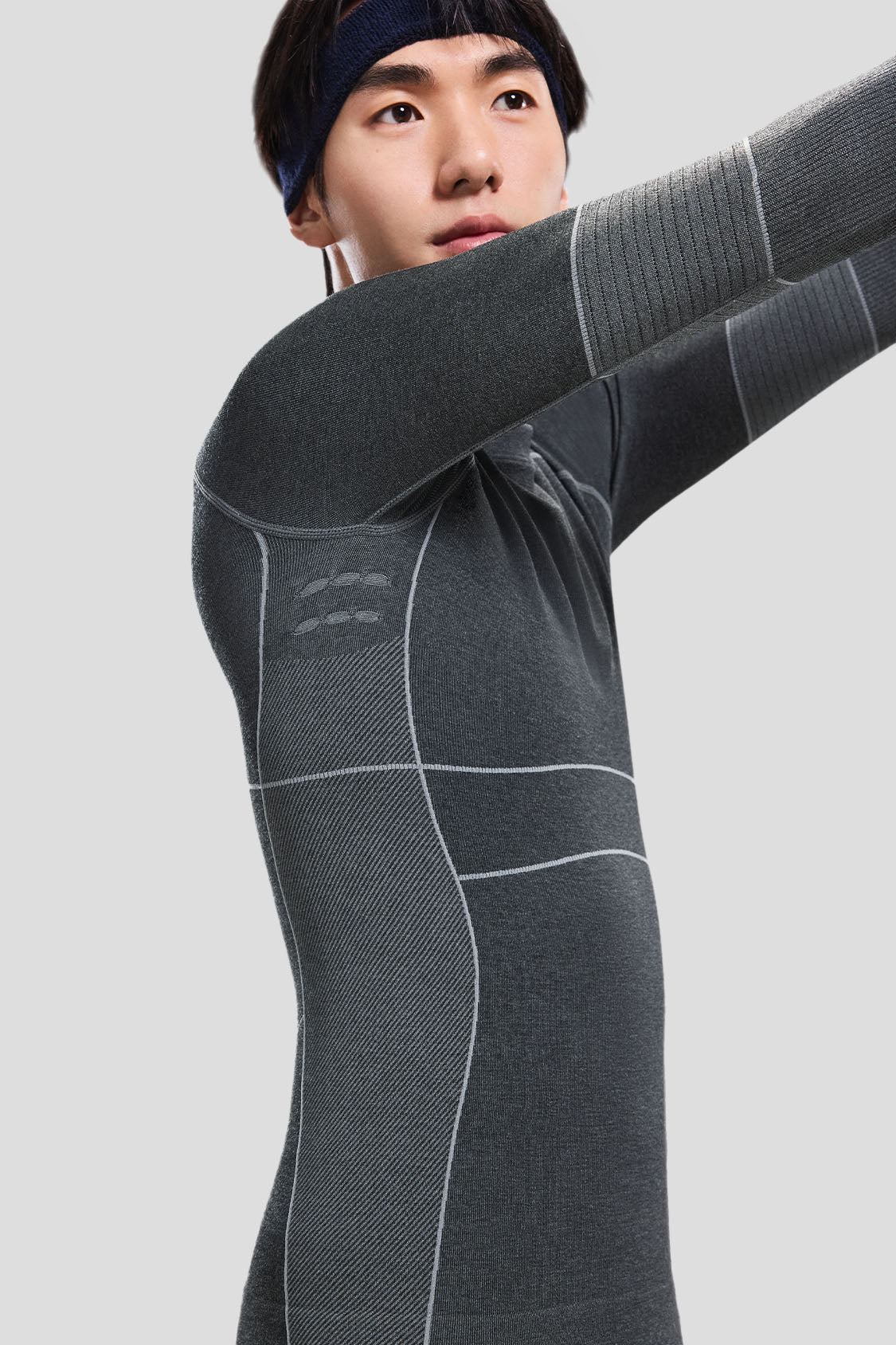 SportFlex Men's Performance Base Layer Set - Moisture Wicking Thermal Underwear for Running, Hiking & Cold Weather Activities