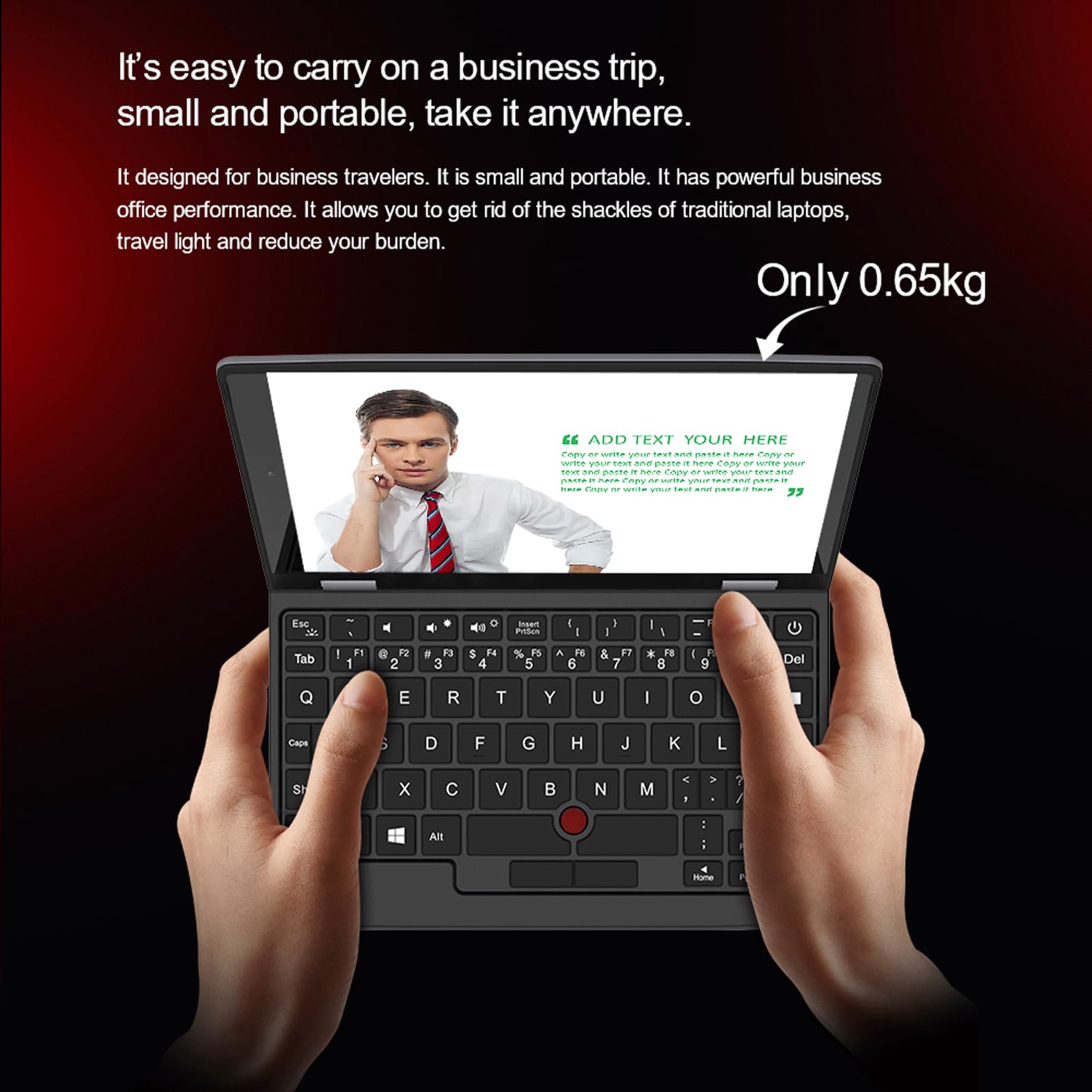 KingnovyPC 7-inch Mini Laptop with Windows 11 | Intel Celeron J4105 Touchscreen Notebook | 12GB RAM & 2TB SSD | Dual Band WiFi, USB 3.0/2.0, HDMI | Ultra-Portable Small Computer for Business, Travel & Home Use