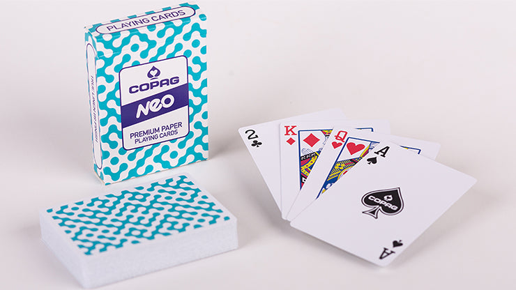 Copag Neo Series Playing Cards - Candy Maze Design, Premium Casino Quality, 100% Plastic for Durability | Perfect for Poker, Blackjack, and Card Magic Tricks at Home or Casino Nights