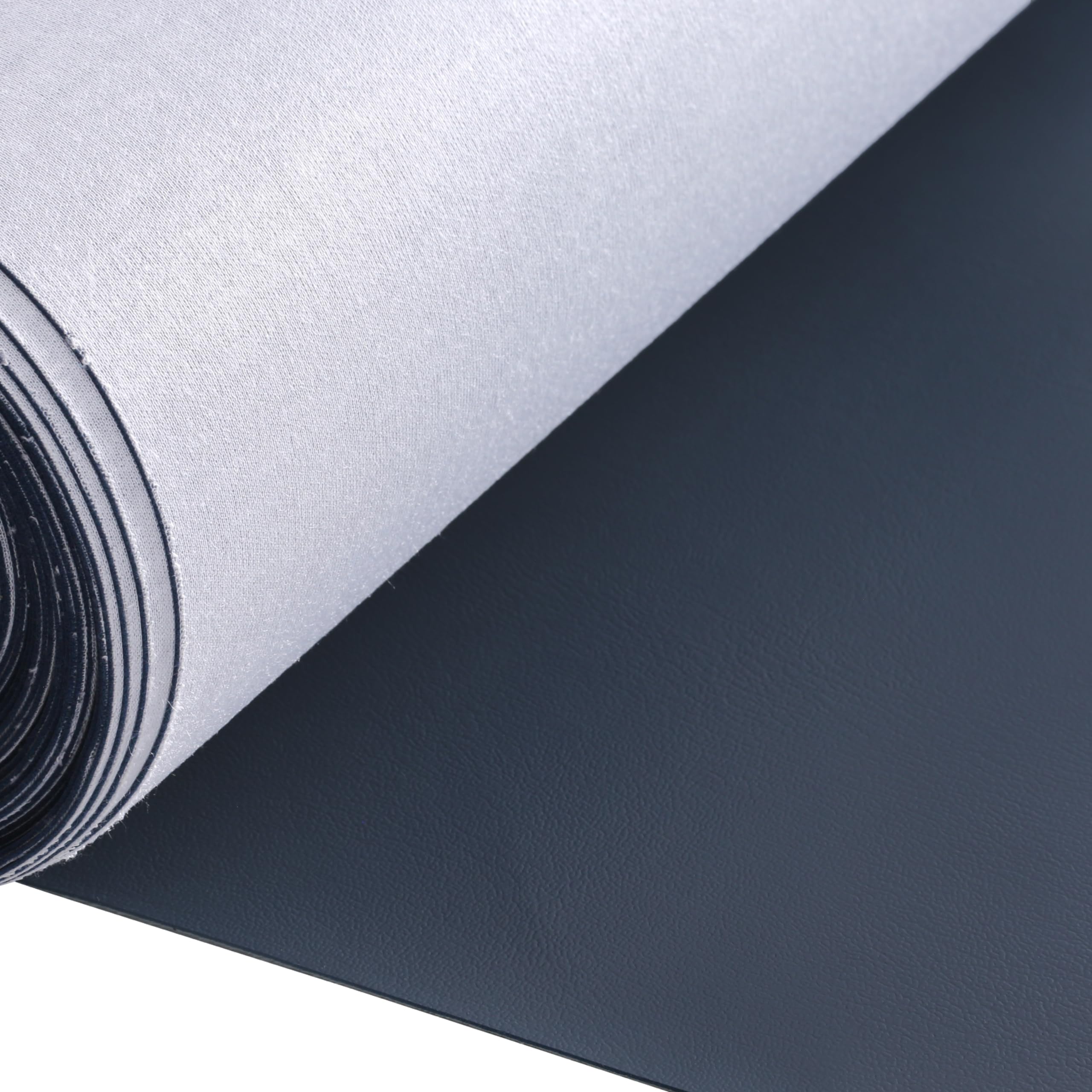 Premium Commercial-Grade Navy Vinyl Fabric - 54
