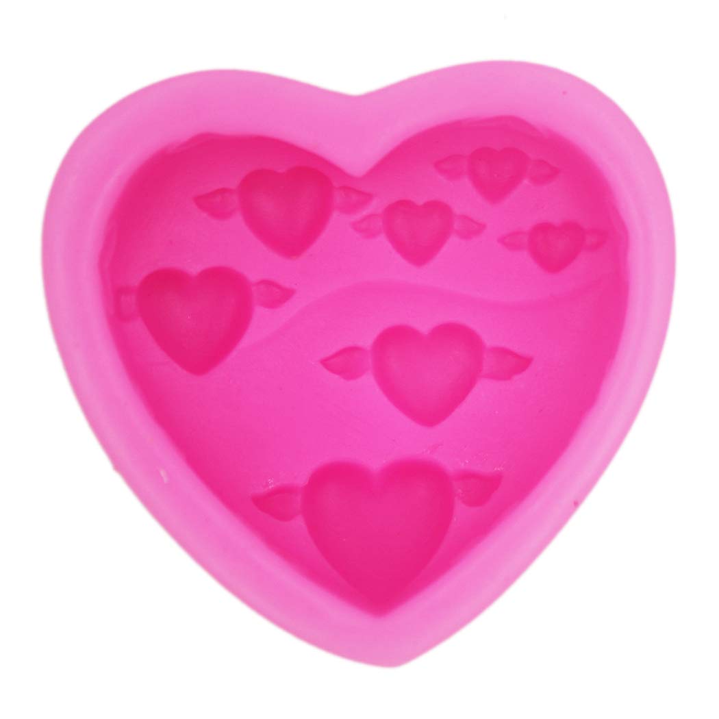 Heart-Shaped Silicone Soap Mold for DIY Handmade Soap Making - Perfect for Valentine's Day Gifts, Wedding Favors, and Craft Projects