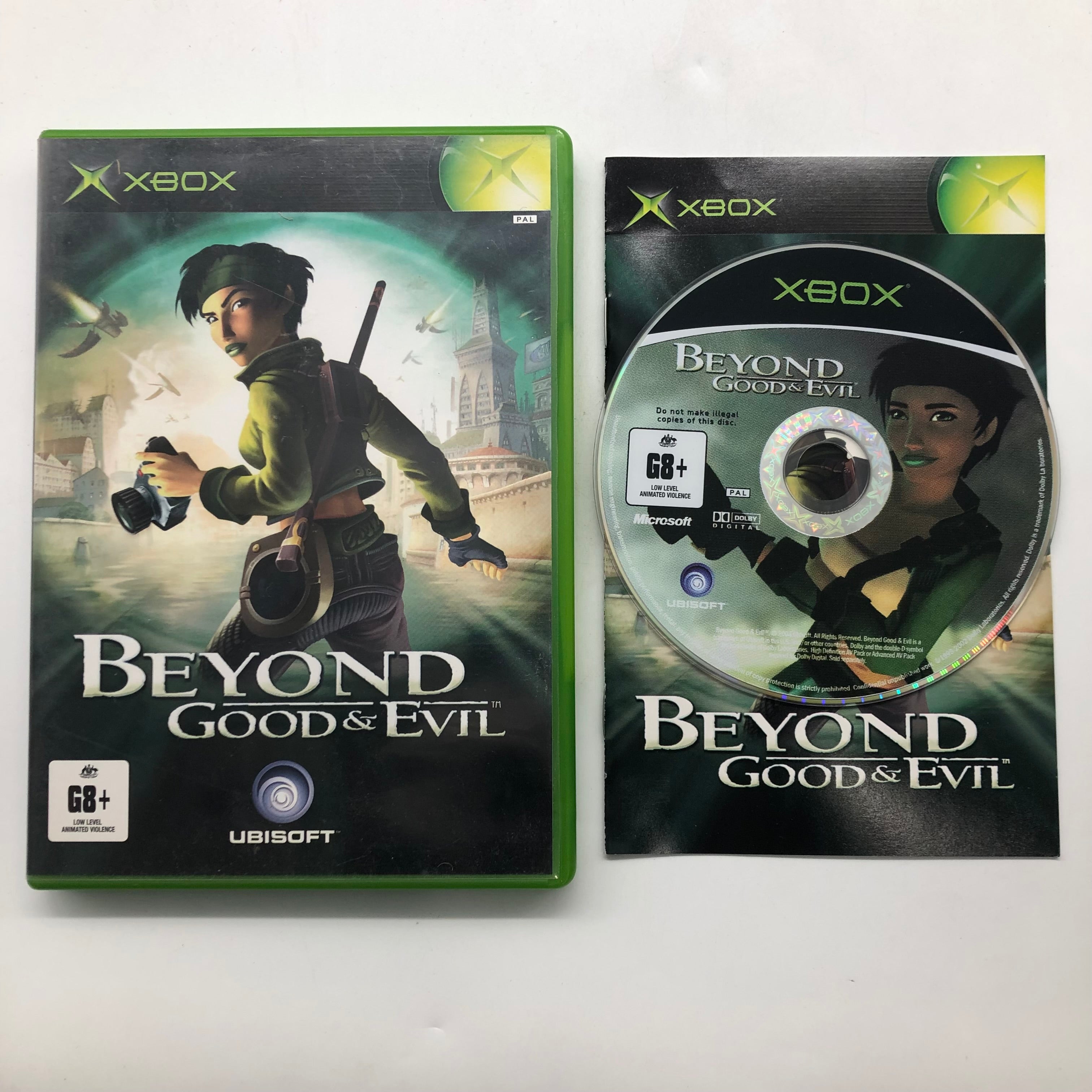 Beyond Good & Evil Original Xbox Game with Manual - PAL Version - Action-Adventure Game for Xbox Classic Gaming & Collectors