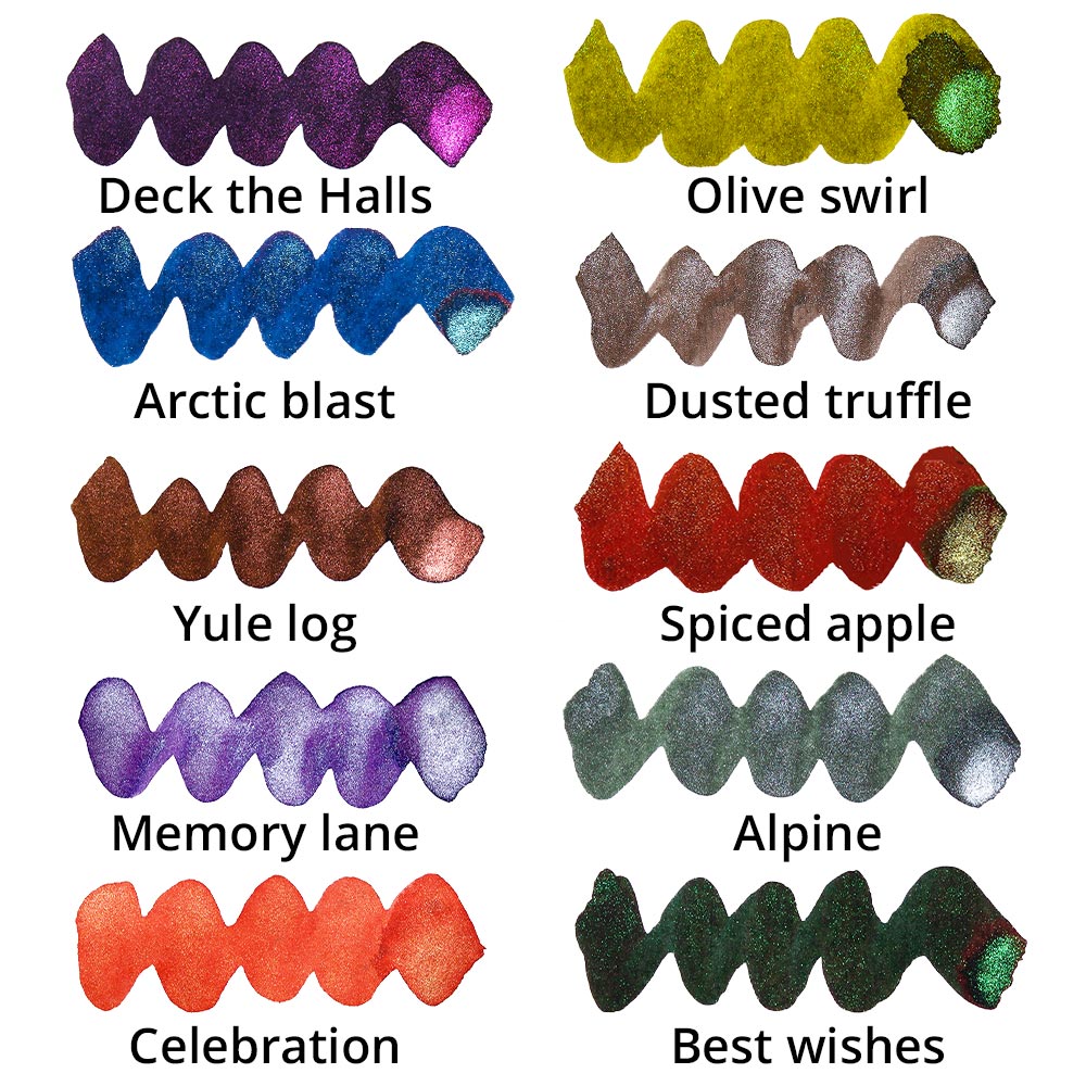 Diamine Inkvent Green Edition 50ml Fountain Pen Ink - Perfect for Calligraphy, Journaling & Artistic Writing