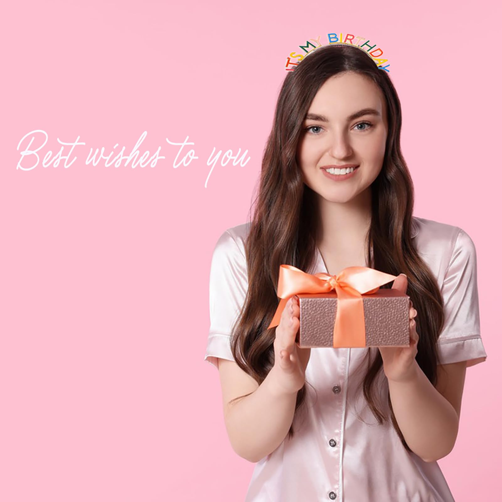 Birthday Crown Headband for Women & Girls - Sparkly Happy Birthday Party Accessory - Perfect for Birthday Celebrations, Photo Booths & Special Occasions
