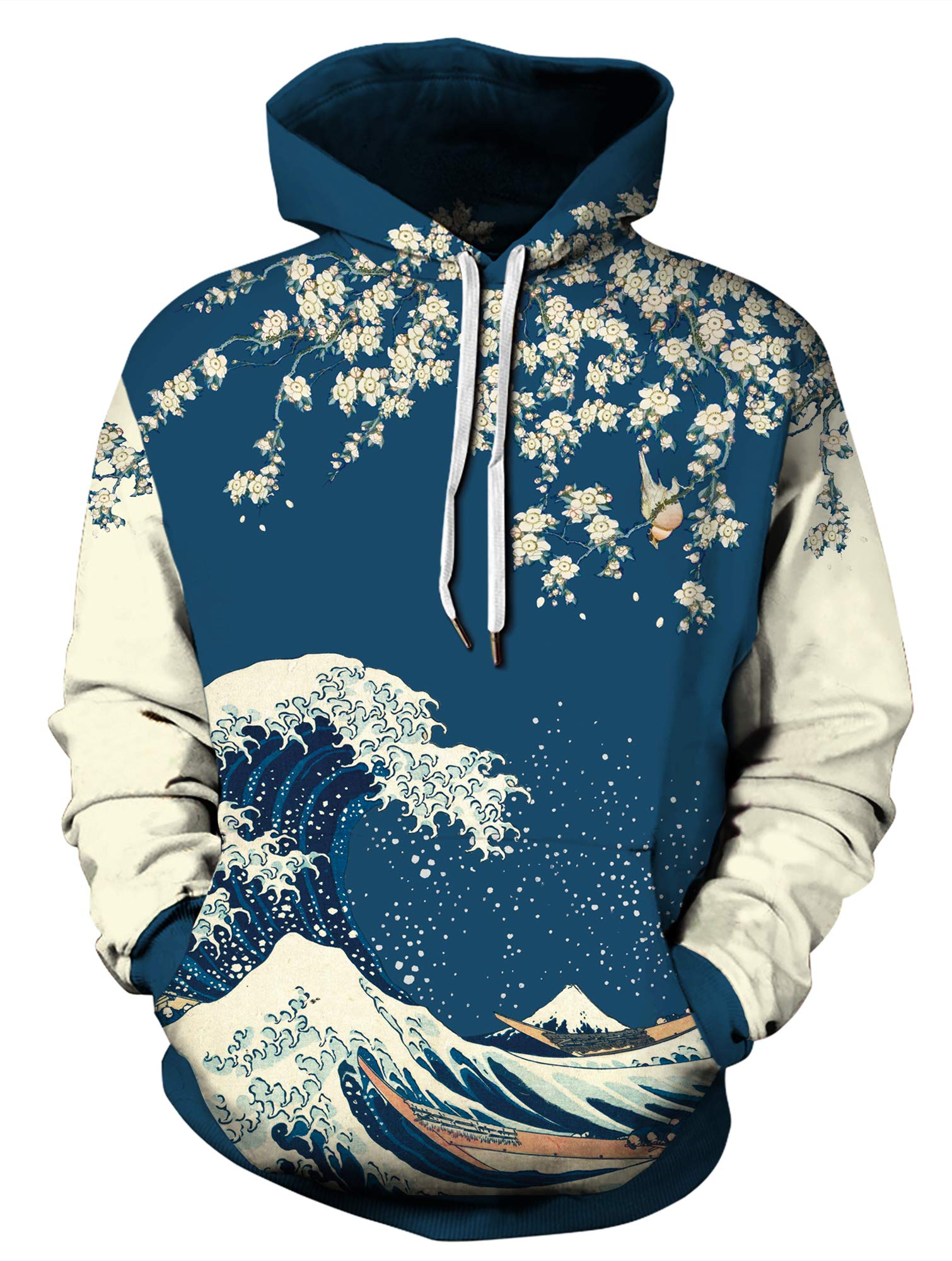 HaniLav Men's 3D Print Hoodie - Realistic Graphic Pullover Sweatshirt with Hood for Casual Wear, Street Fashion & Gifts