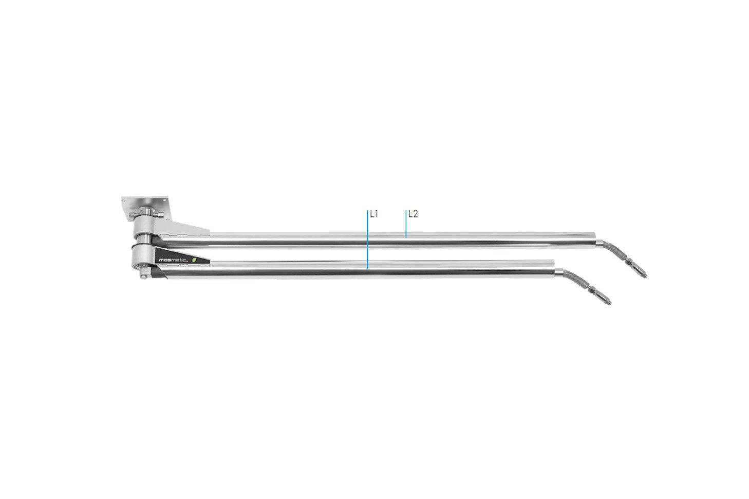 Mosmatic Dual Pole Ceiling Boom - Professional Car Detailing & Auto Wash Station Equipment for Garage & Detailing Shops