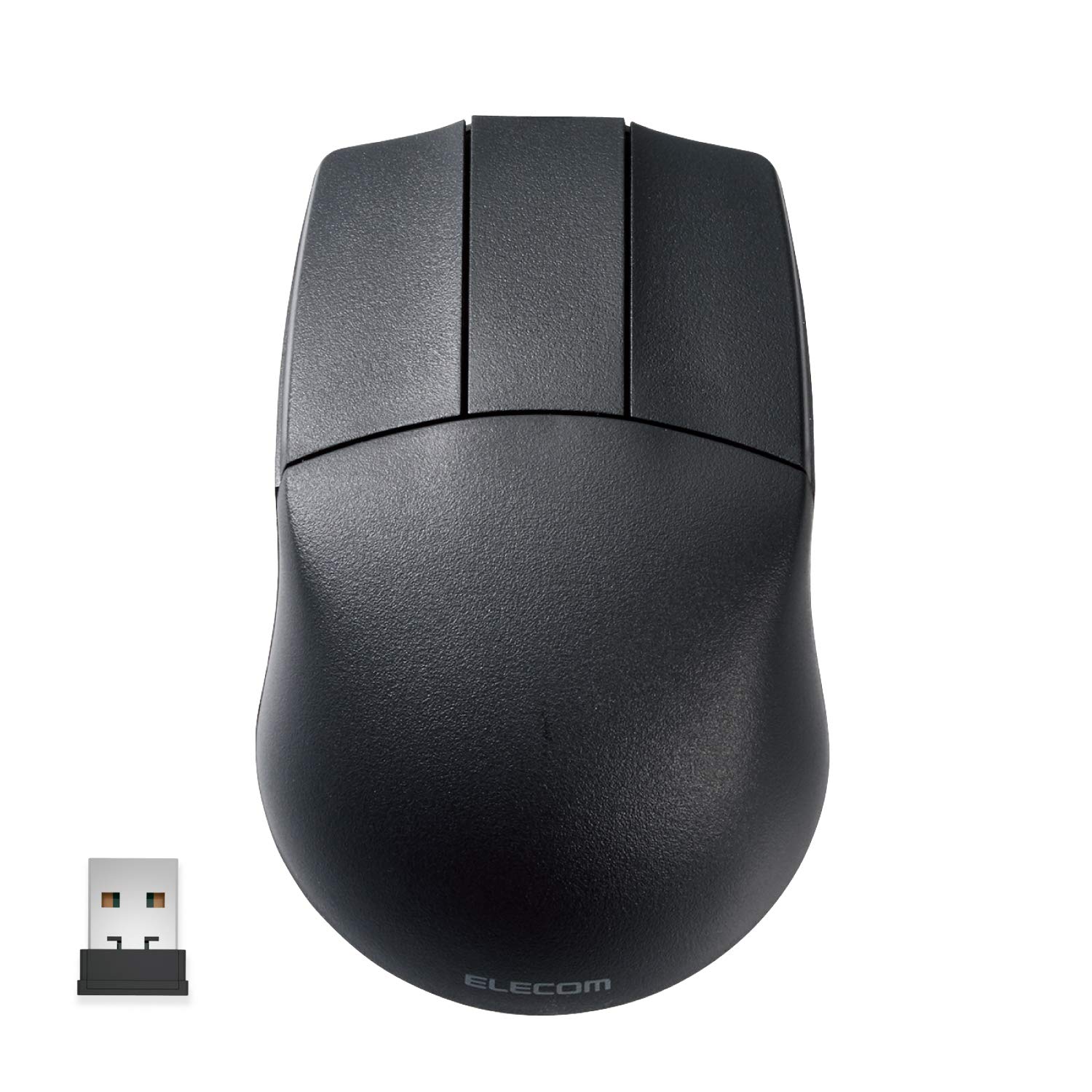 ELECOM Japan Wireless 2.4GHz 3D-CAD Mouse - 3 Button Optical Mouse with Smooth Tracking, Blue LED, 600/1200 DPI for Windows/Mac (M-CAD01DBBK) - Perfect for CAD Designers, Engineers & Graphic Professionals