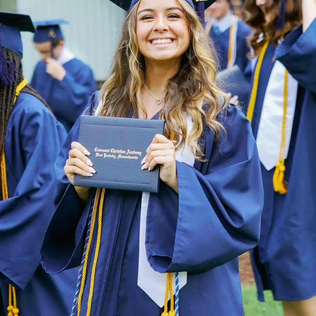 2025 Graduation Honor Cords - Gold Academic Achievement Cords for High School & College Graduation Ceremonies - Perfect for Commencement, Honors Recognition & Academic Awards