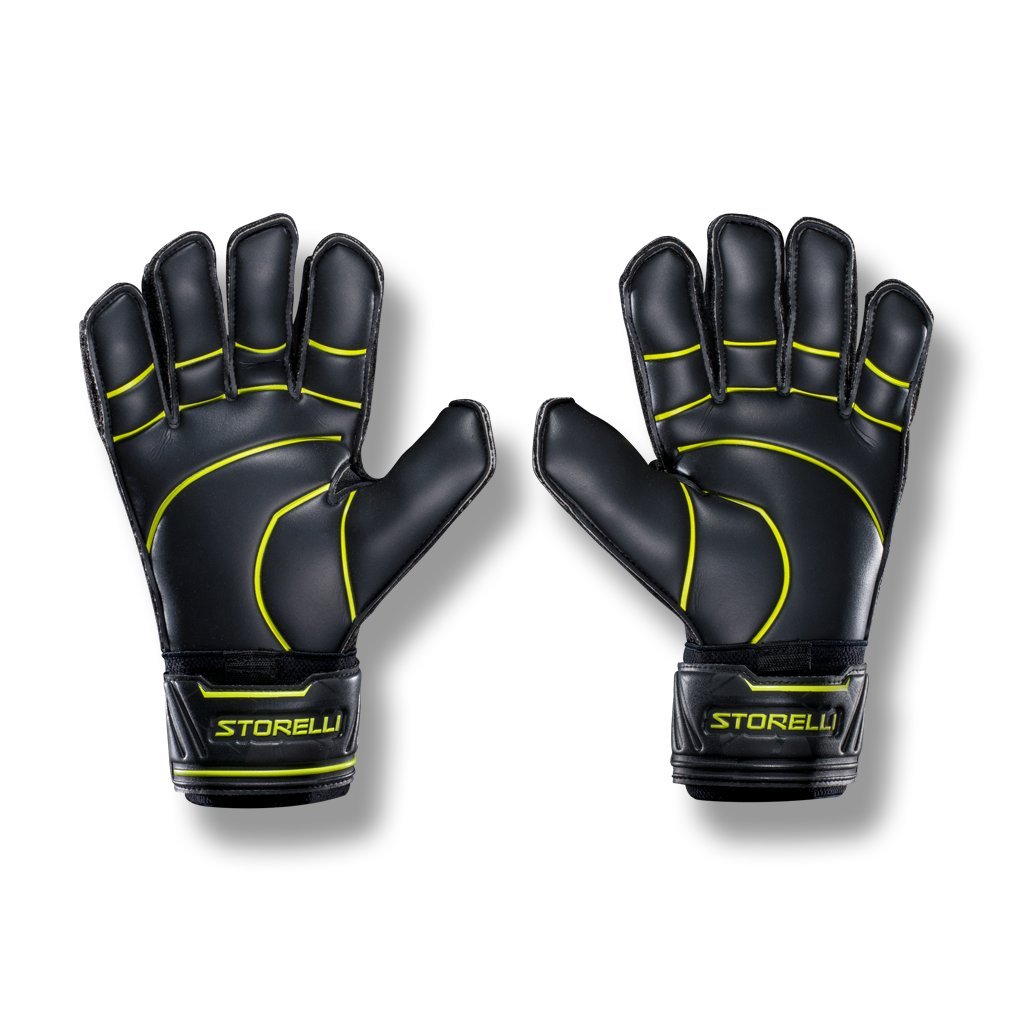 Storelli Gladiator Elite Goalkeeper Gloves - Breathable High-Impact Protection with Premium Grip for Soccer Goalies | Perfect for Training & Professional Matches