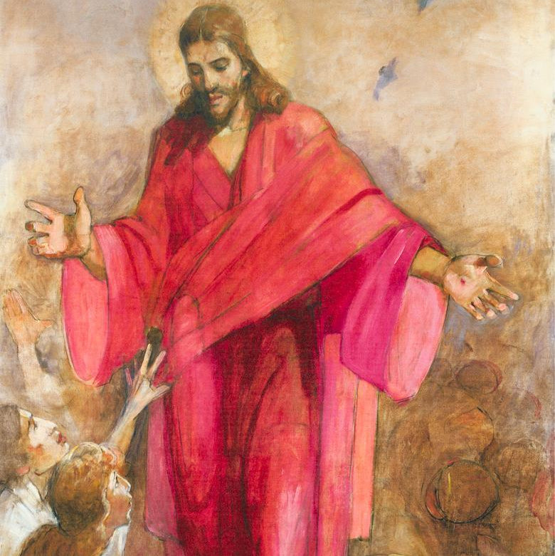 Christ in Red Robe - Religious Wall Art Decor for Home, Church & Office - Inspirational Christian Gift & Spiritual Decor