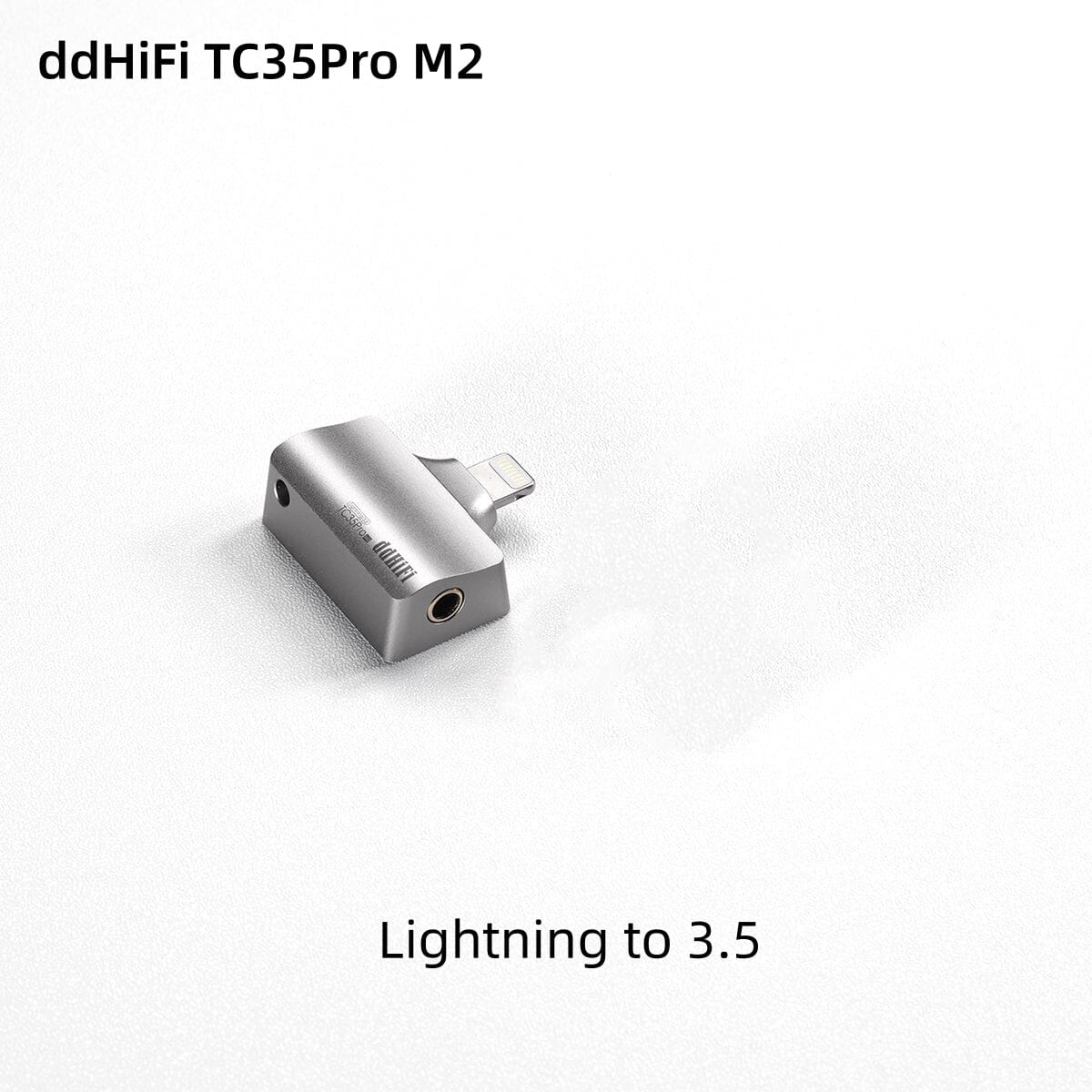 DD ddHiFi TC35 Pro 2nd Gen Eye2(E2) / Mountain(M2) USB-C to 3.5mm DAC Adapter with Lightning Option - High Resolution Audio for iPhone, Android & Laptops - Perfect for Music Streaming, Gaming & Professional Audio Work