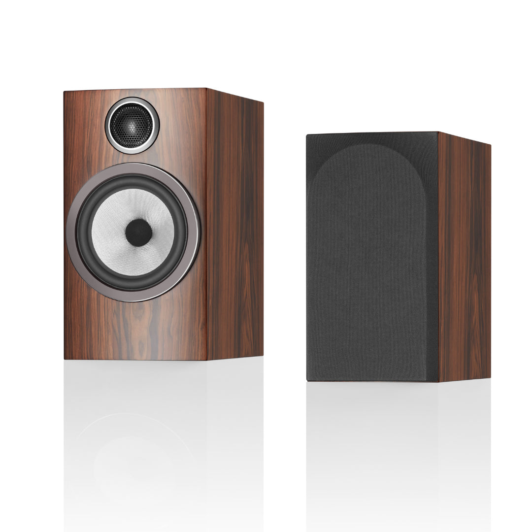 Bowers & Wilkins 706 S3 Bookshelf Speakers (Pair) - High-Fidelity Audio for Home Theater & Music Listening