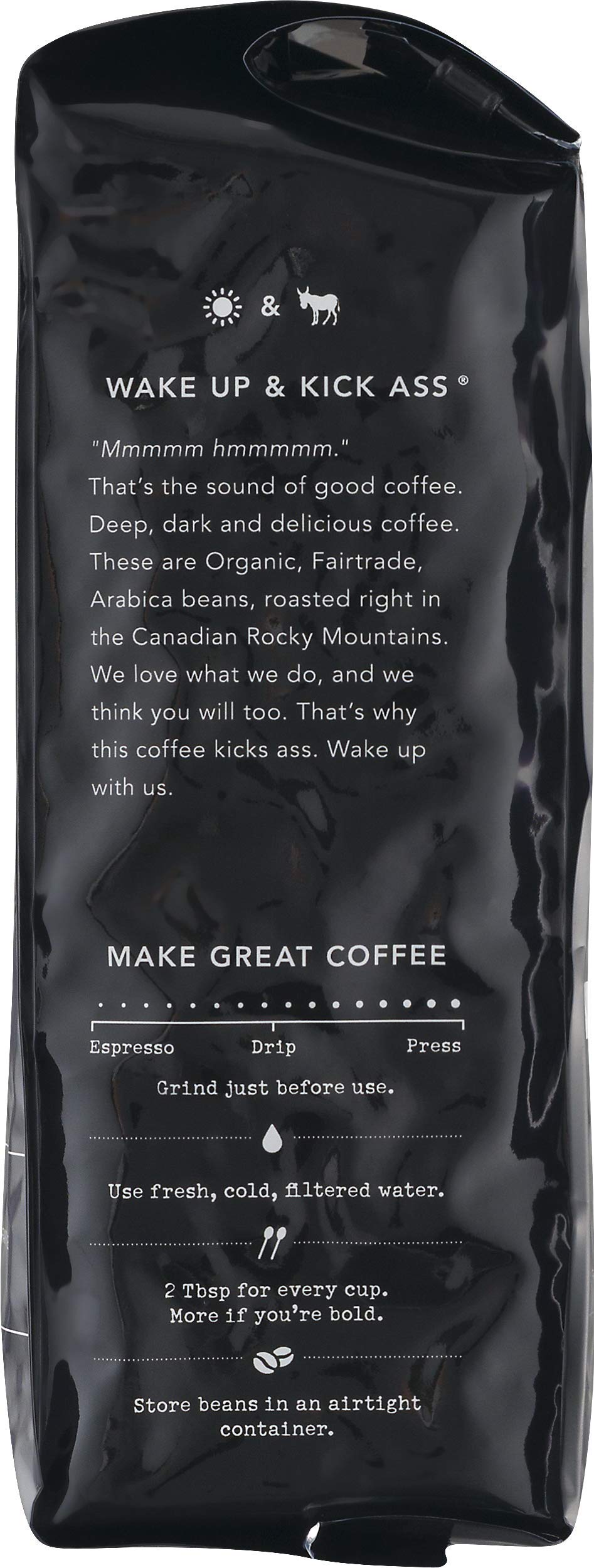 Kicking Horse Coffee Kick Ass Dark Roast Whole Bean & Ground Coffee Bundle - 10 Oz | Bold & Smooth Blend for Espresso, French Press & Drip Brewing | Perfect for Home, Office & Gifting
